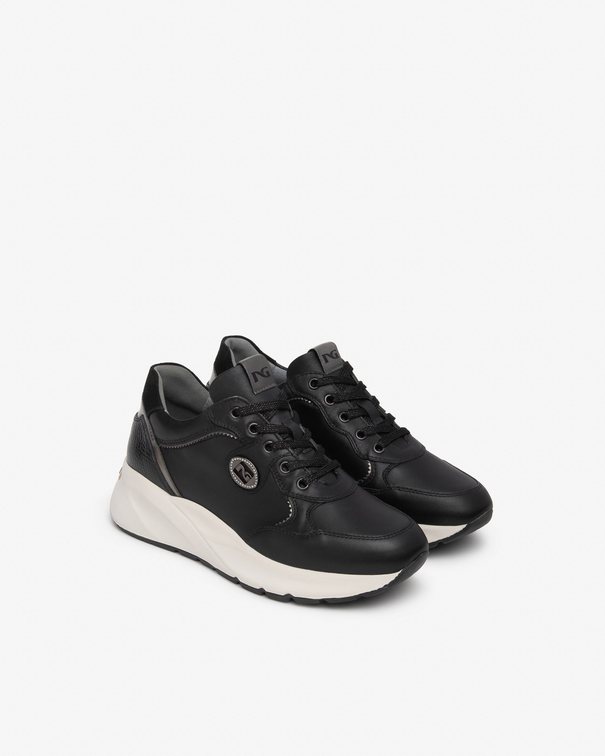 Sneakers Donna in Pelle, Suede e Materiale Tecnico