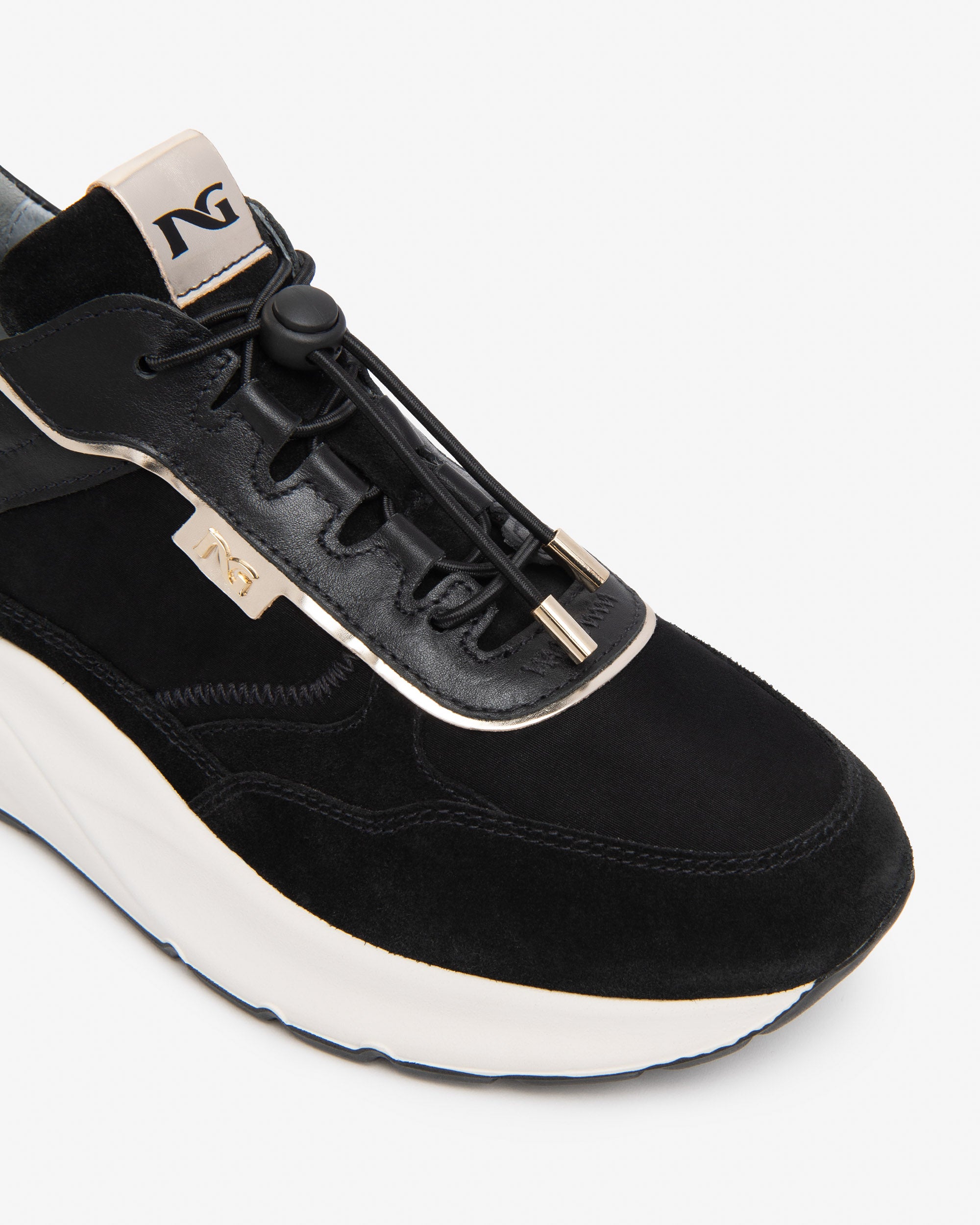 Sneakers Donna in Suede,  Tela, Pelle e Materiale Tecnico