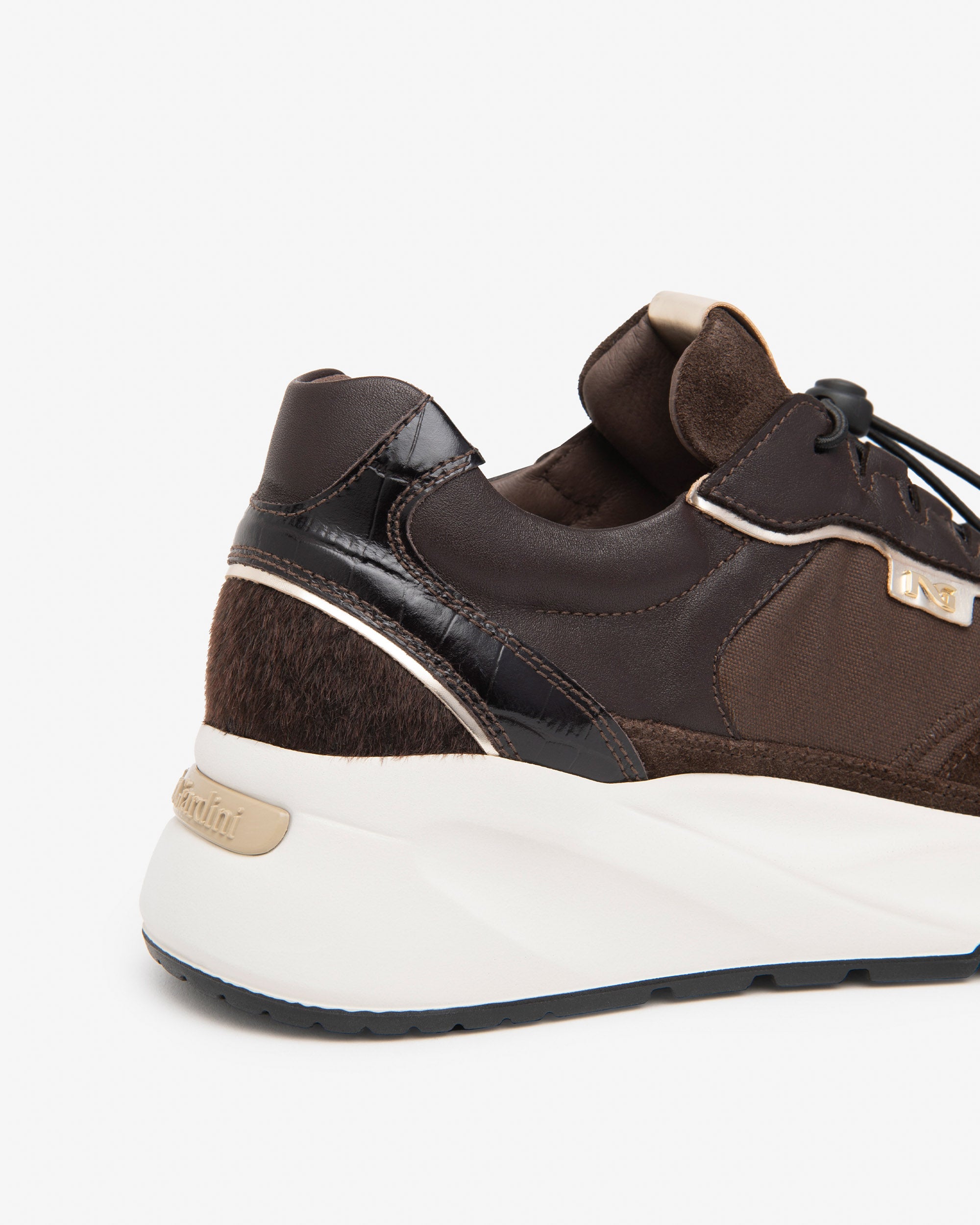 Sneakers Donna in Suede,  Tela, Pelle e Materiale Tecnico