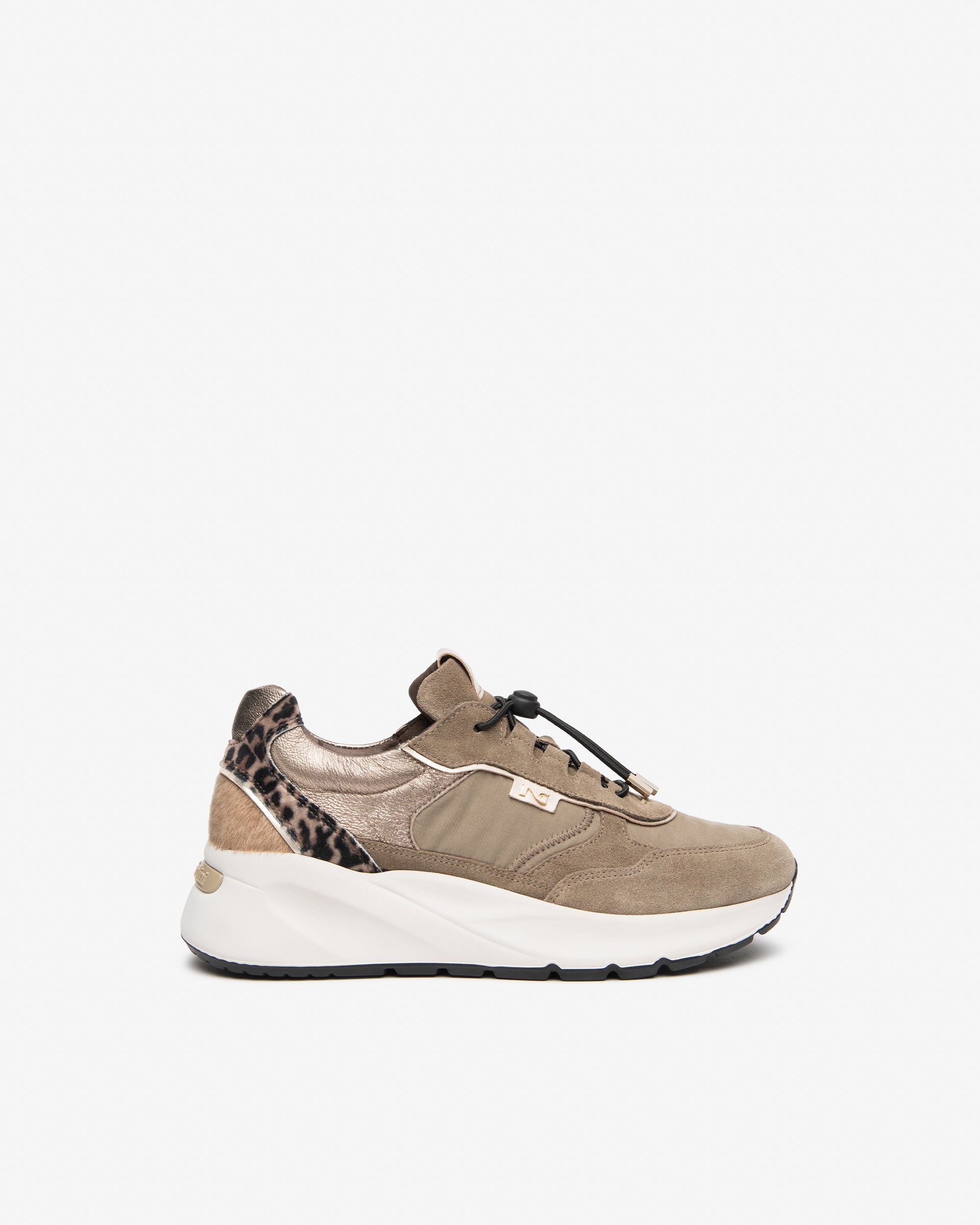 Sneakers Donna in Suede,  Tela, Pelle e Materiale Tecnico