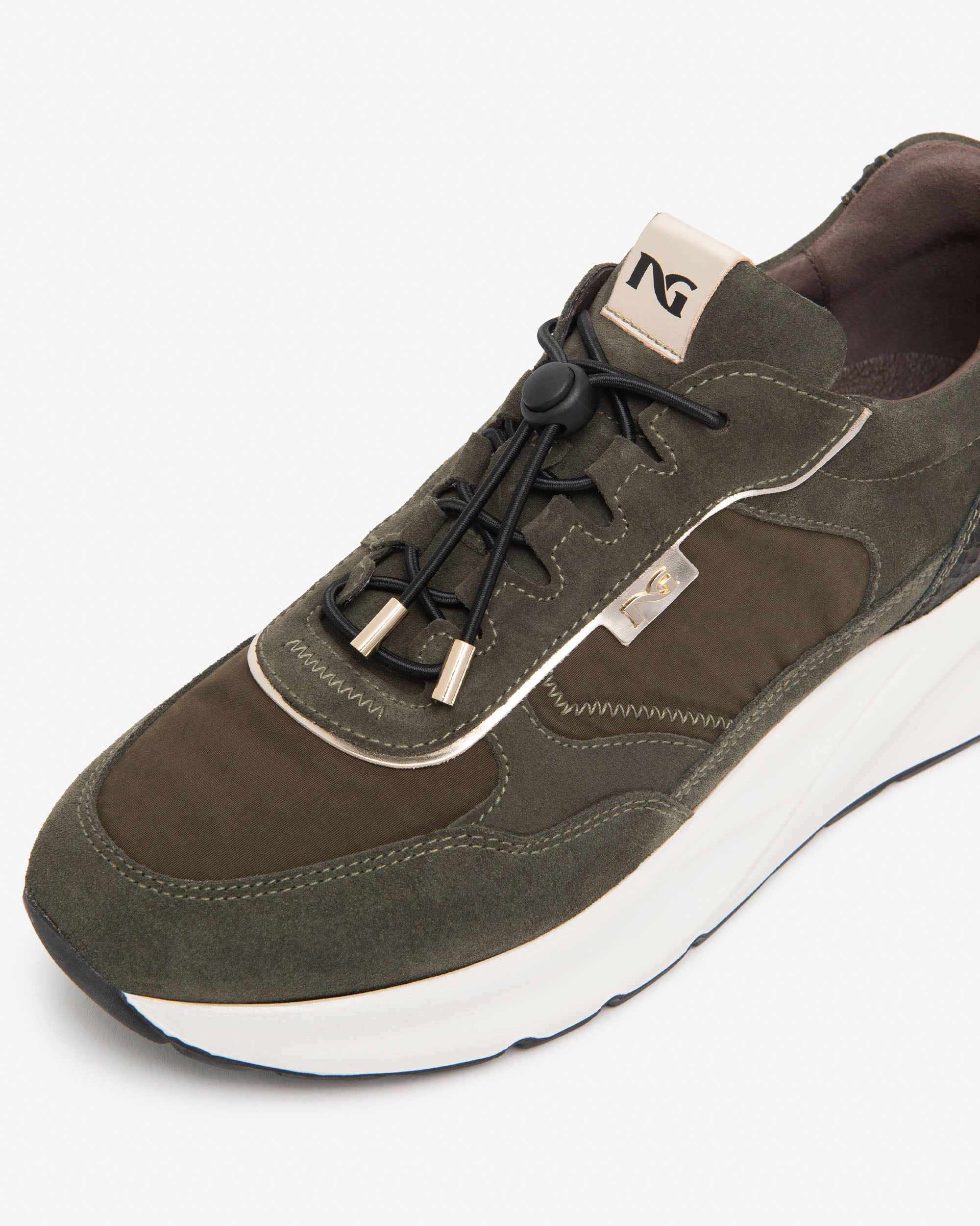 Sneakers Donna in Suede,  Tela, Pelle e Materiale Tecnico