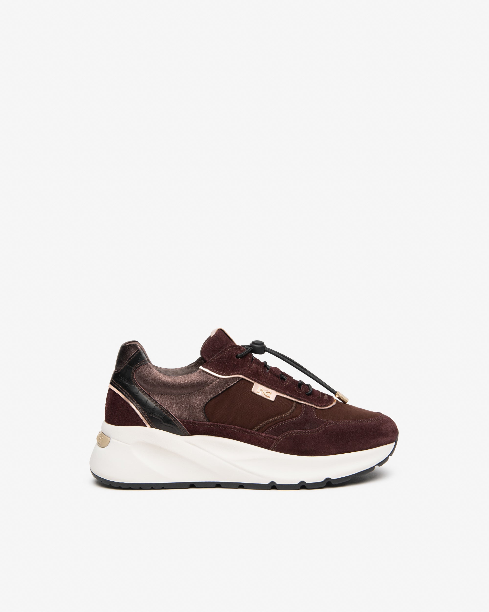 Sneakers Donna in Suede,  Tela, Pelle e Materiale Tecnico