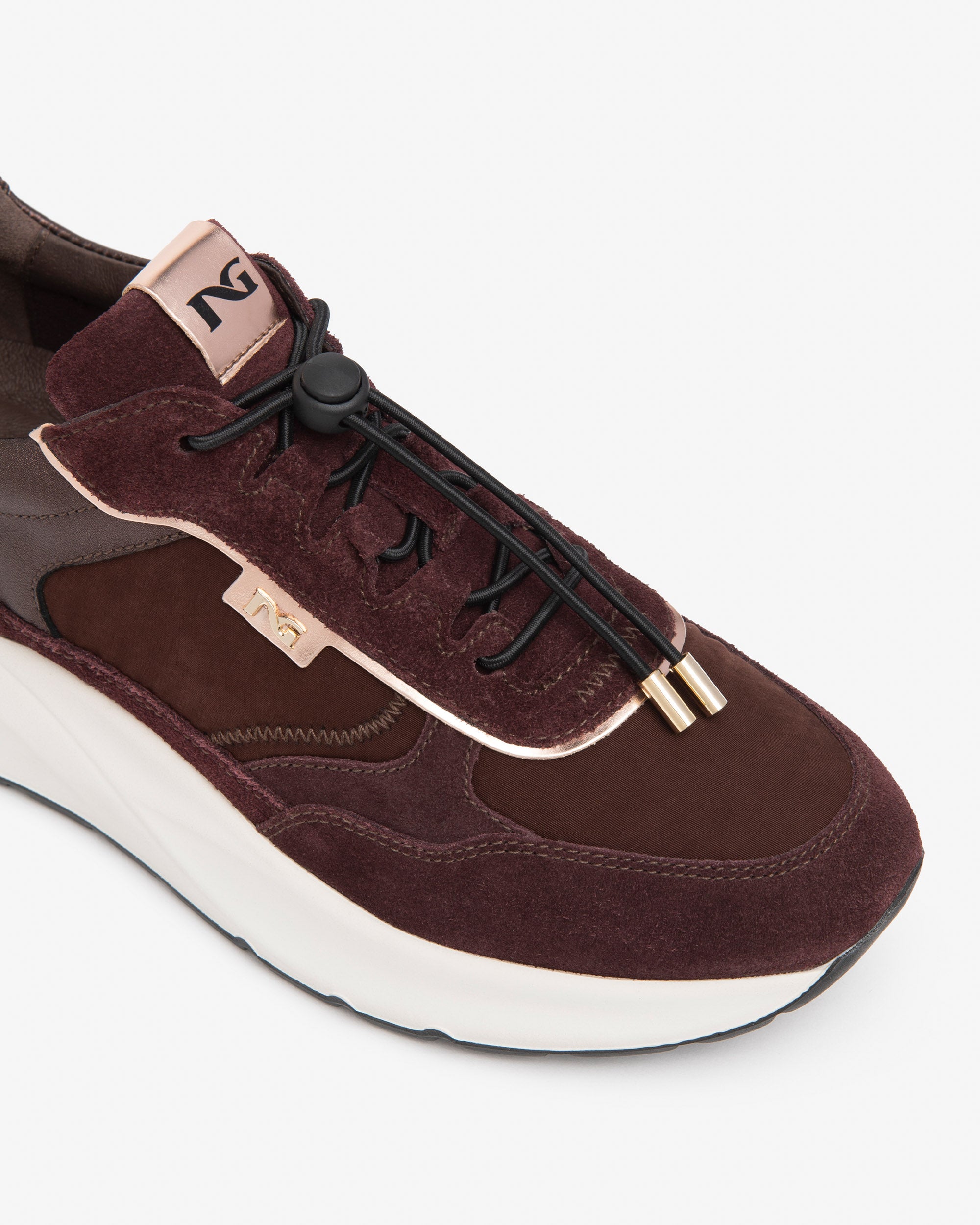 Sneakers Donna in Suede,  Tela, Pelle e Materiale Tecnico
