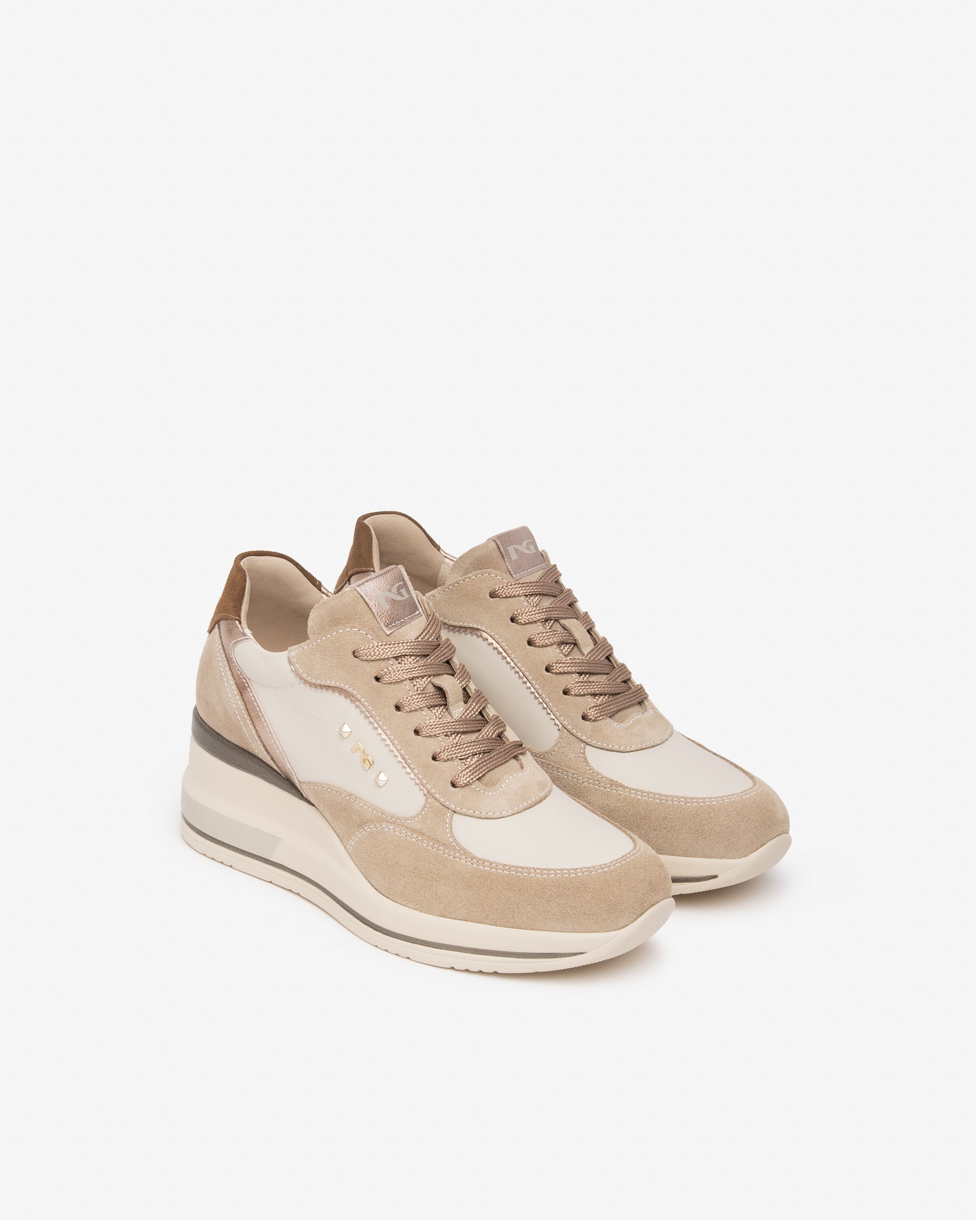 Sneakers Donna in Suede e Pelle
