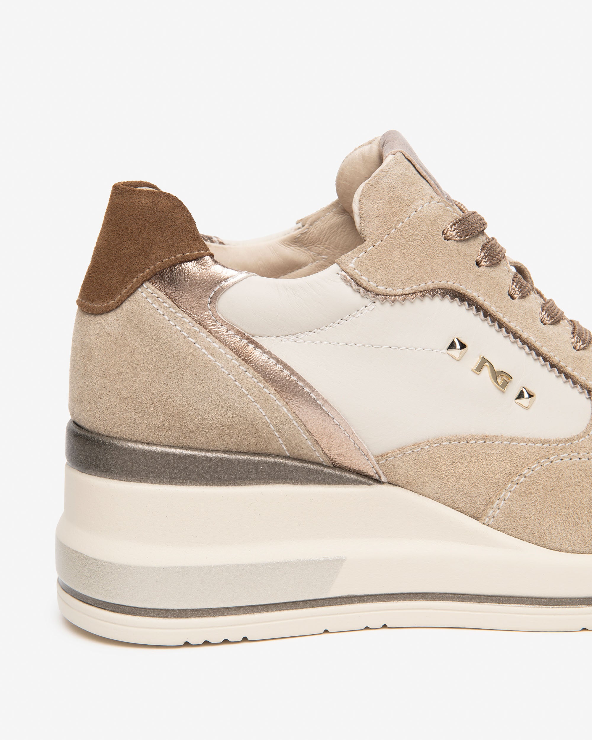 Sneakers Donna in Suede e Pelle