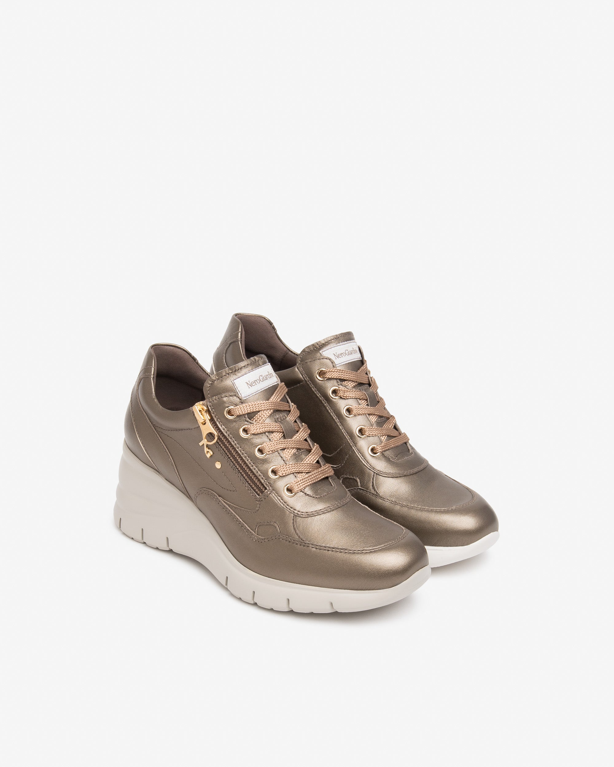 Sneakers Donna in Pelle e Materiale Tecnico