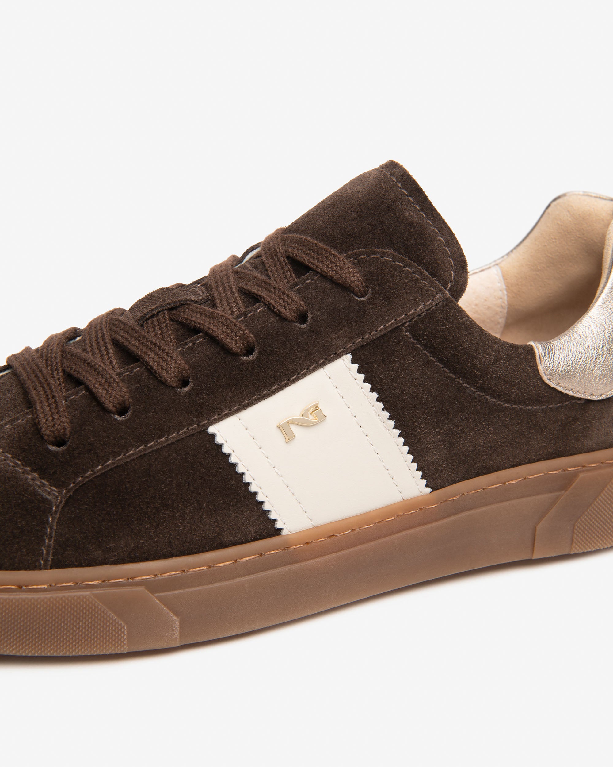 Sneakers Donna in Suede e Pelle