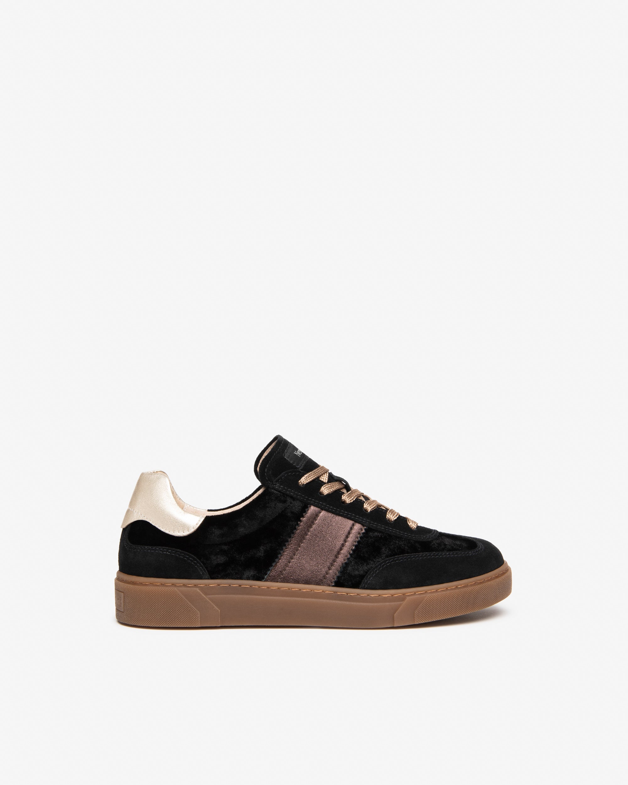 Sneakers Donna in Suede, Materiale Tecnico e Pelle