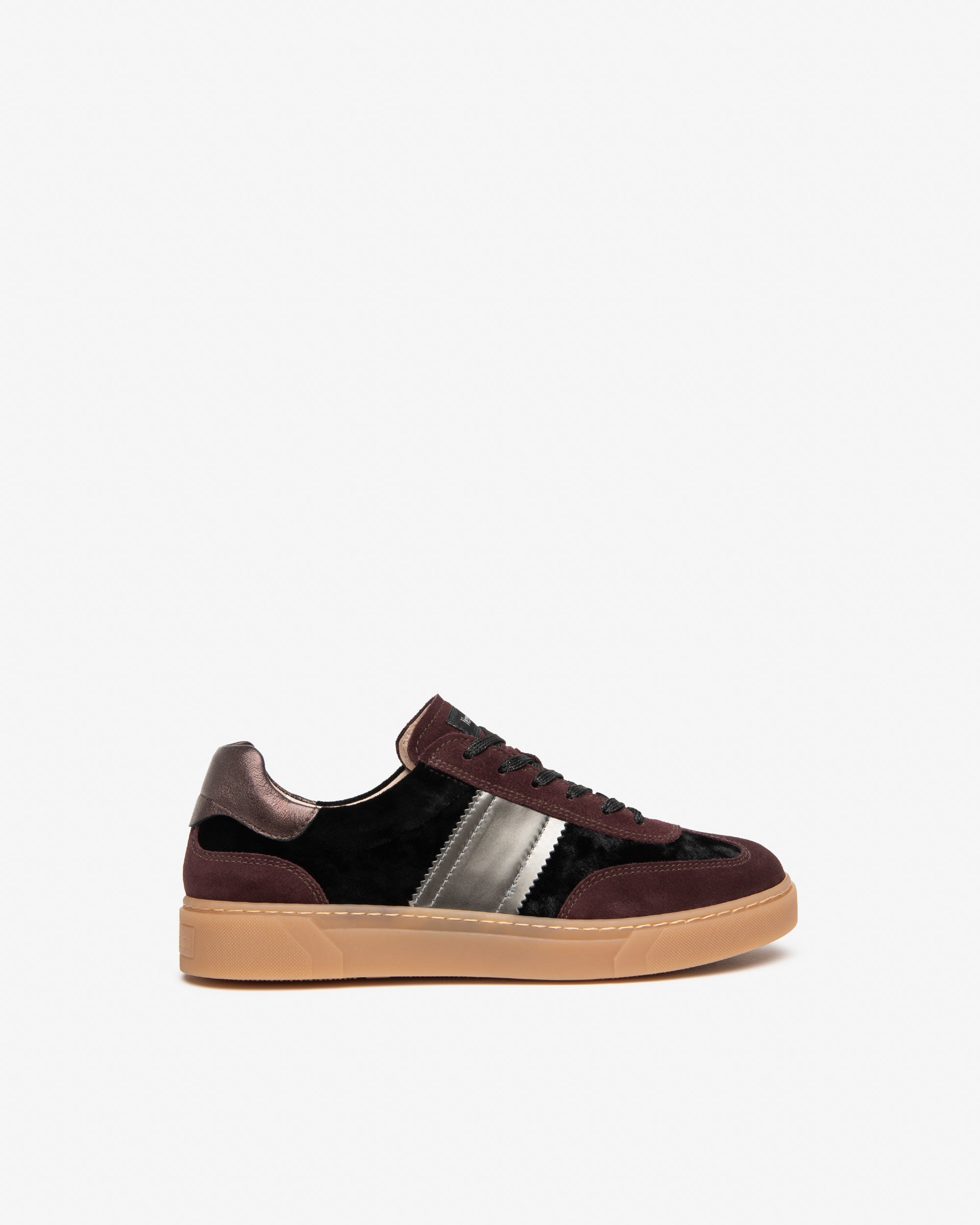 Sneakers Donna in Suede, Materiale Tecnico e Pelle
