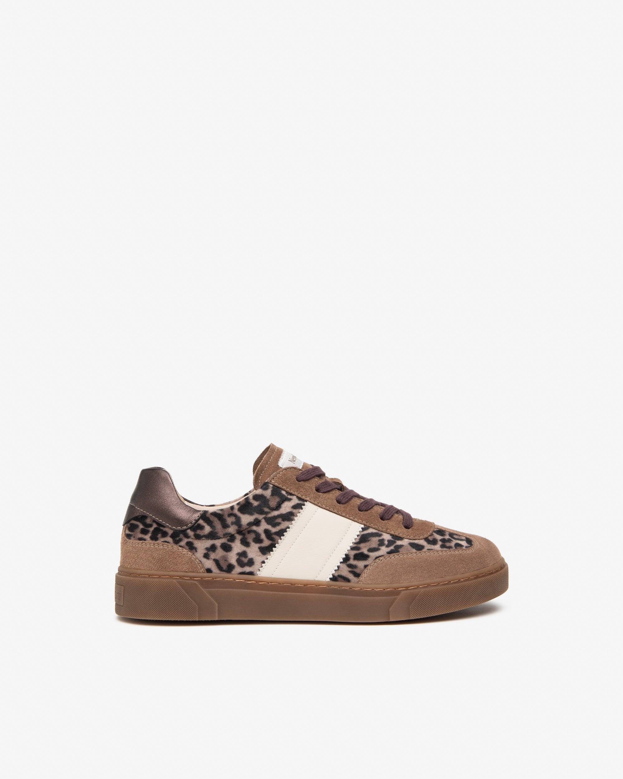 Sneakers Donna in Suede, Materiale Tecnico e Pelle