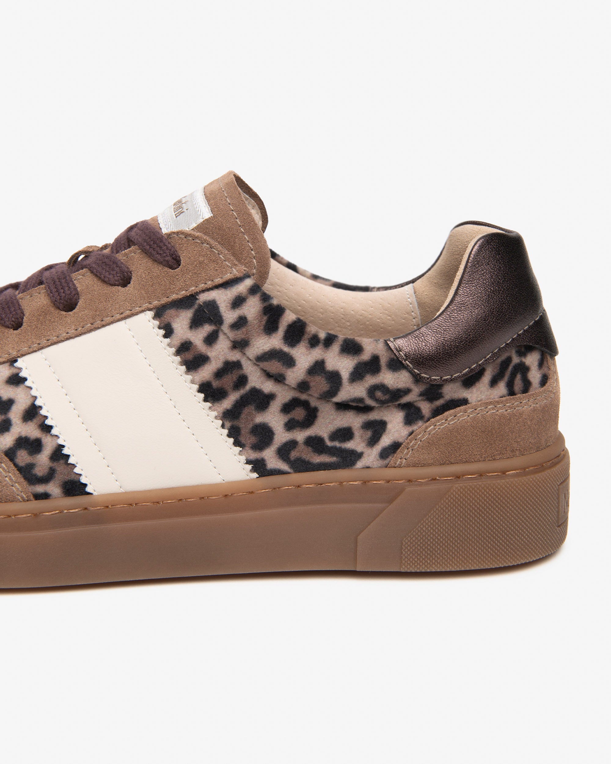 Sneakers Donna in Suede, Materiale Tecnico e Pelle