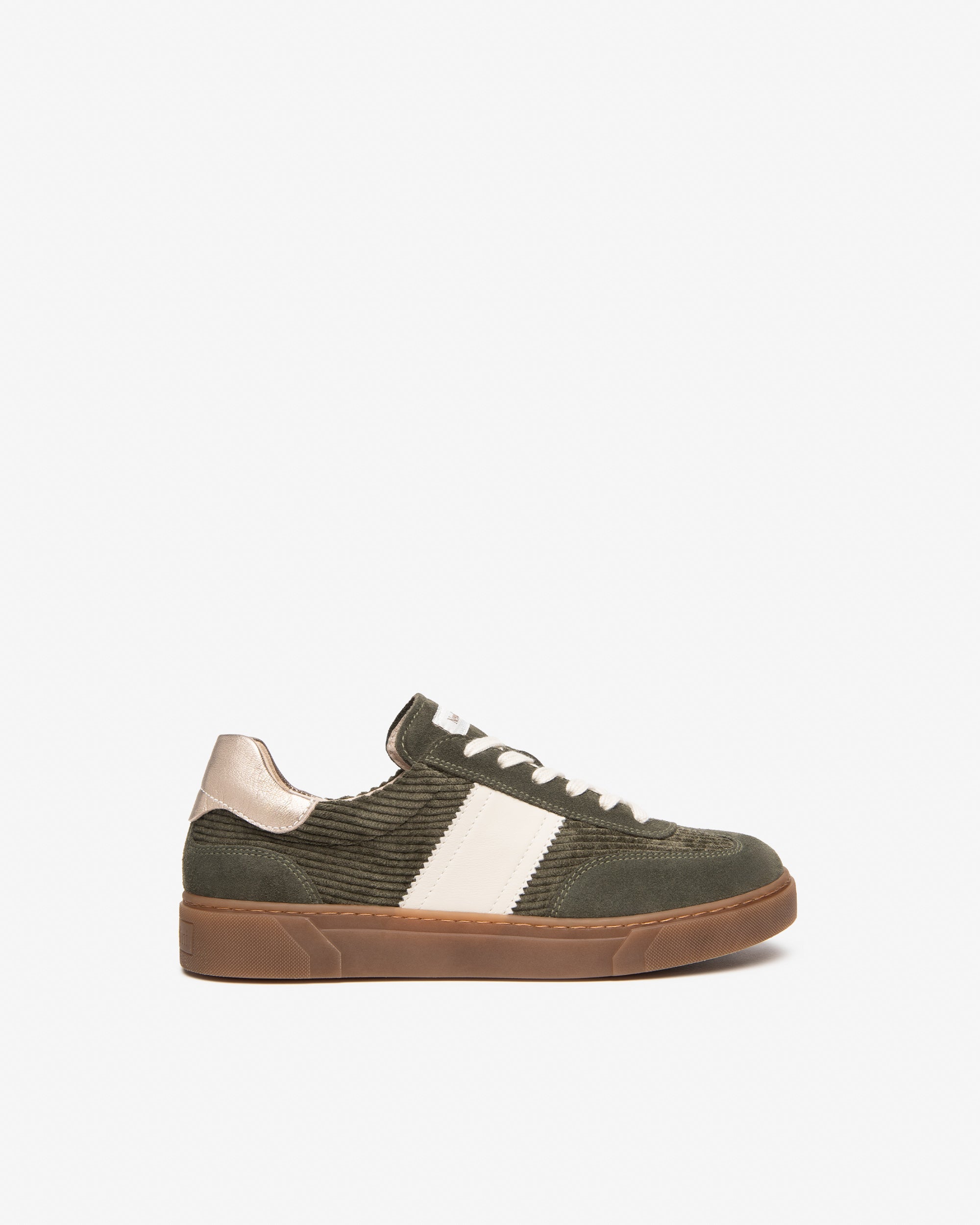 Sneakers Donna in Suede, Tessuto e Pelle
