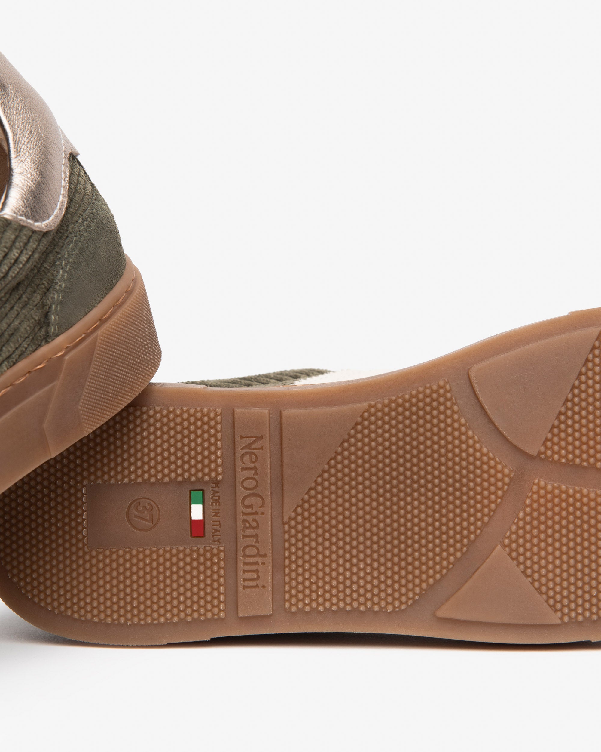 Sneakers Donna in Suede, Tessuto e Pelle