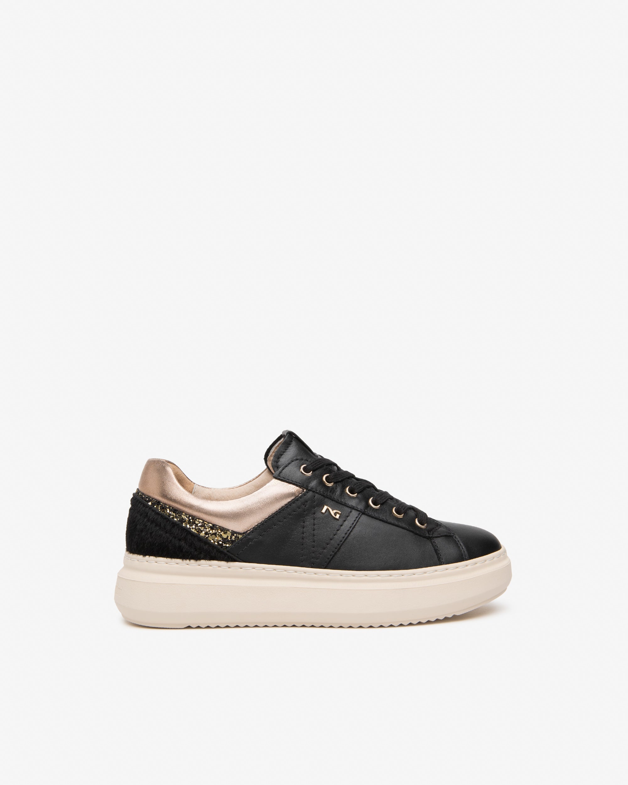 Sneakers Donna in Pelle e Materiale Tecnico