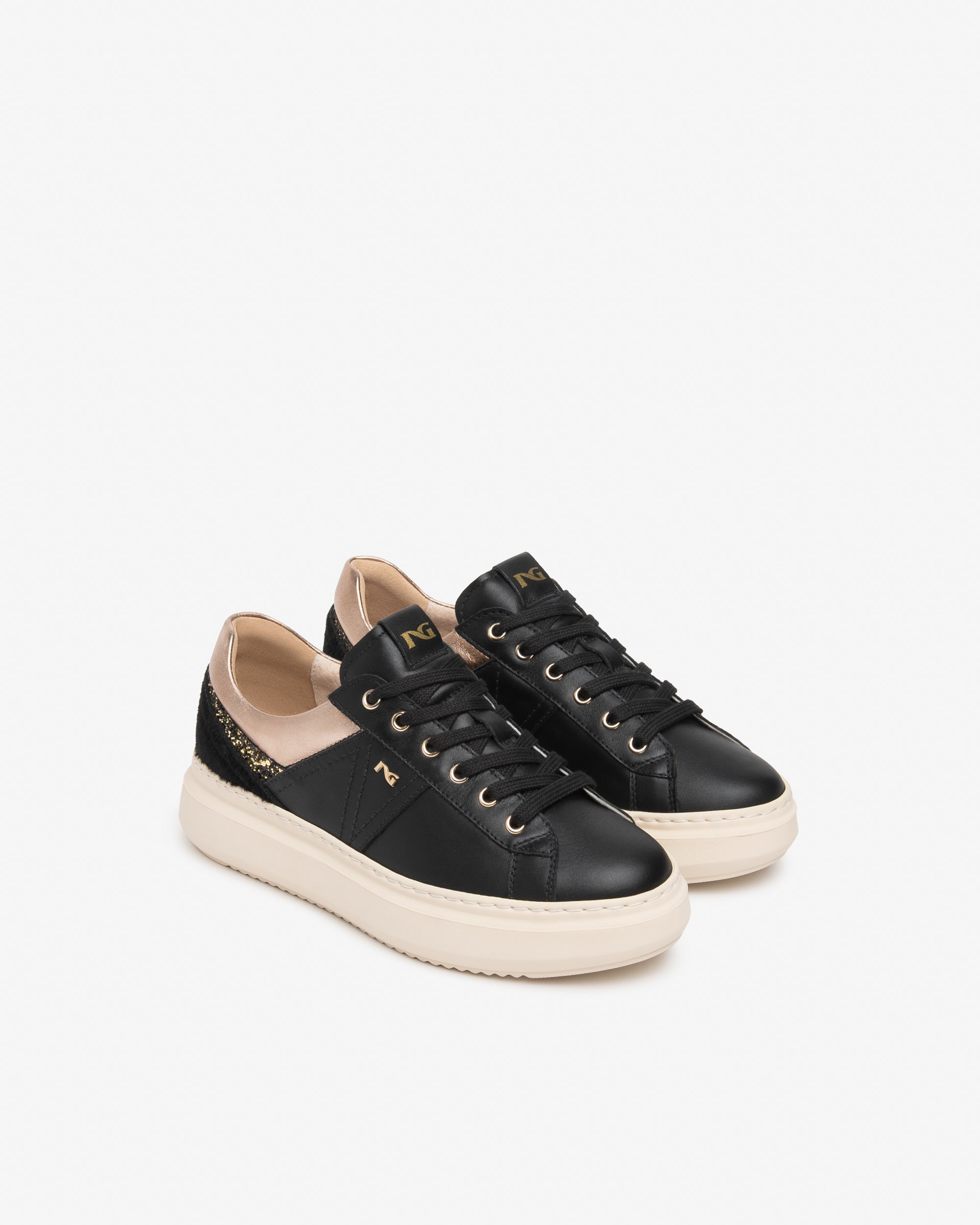 Sneakers Donna in Pelle e Materiale Tecnico
