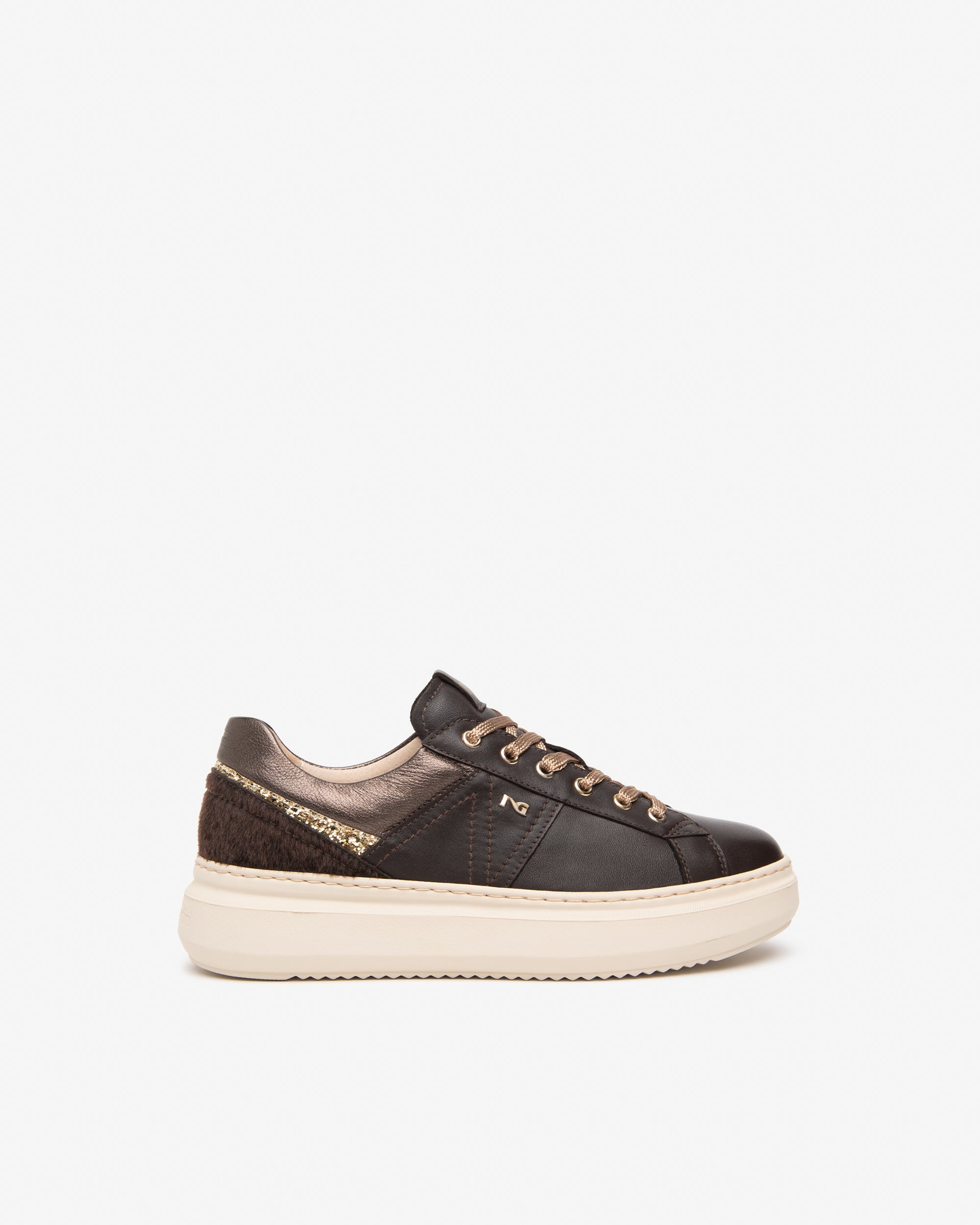 Sneakers Donna in Pelle e Materiale Tecnico