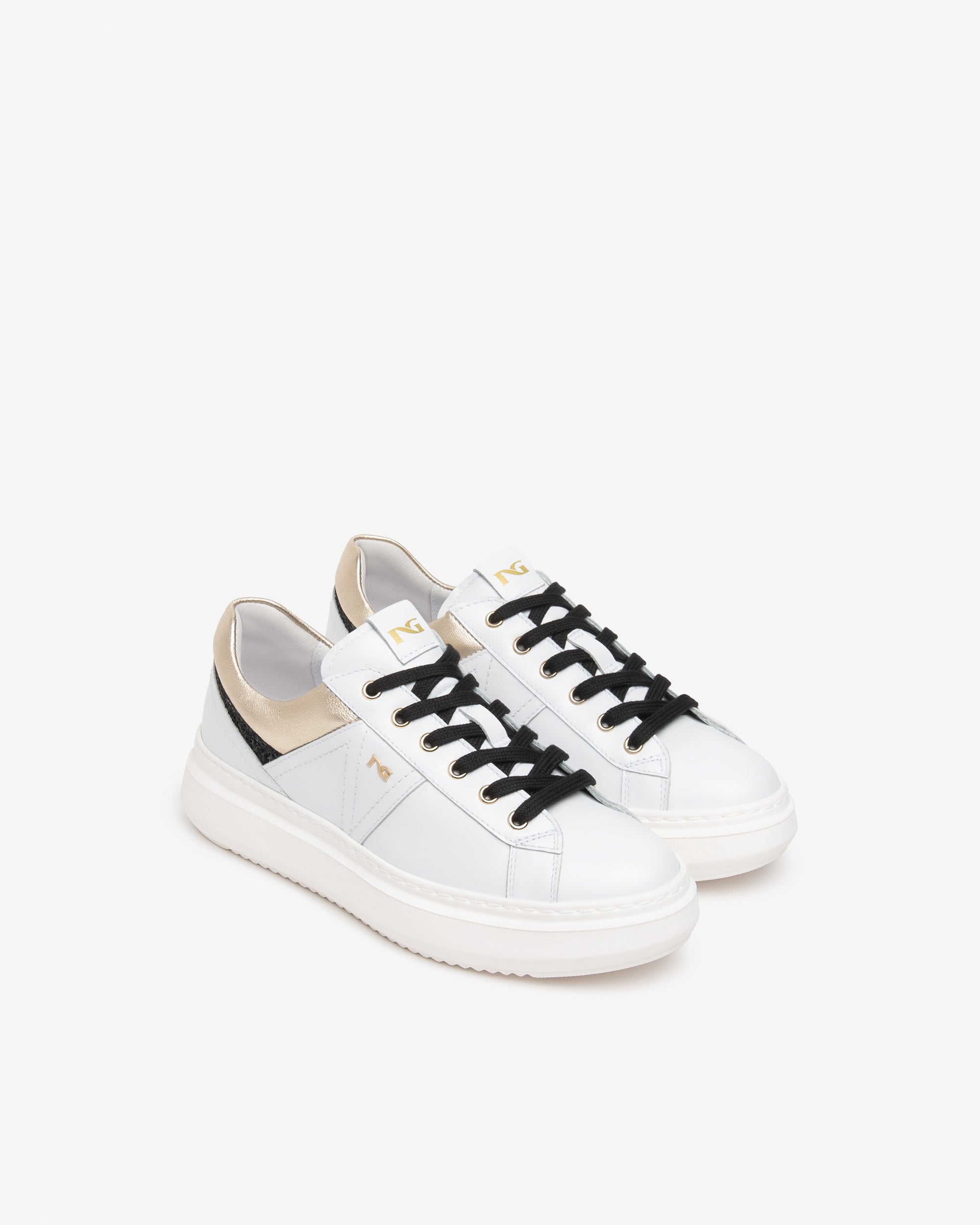 Sneakers Donna in Pelle e Materiale Tecnico