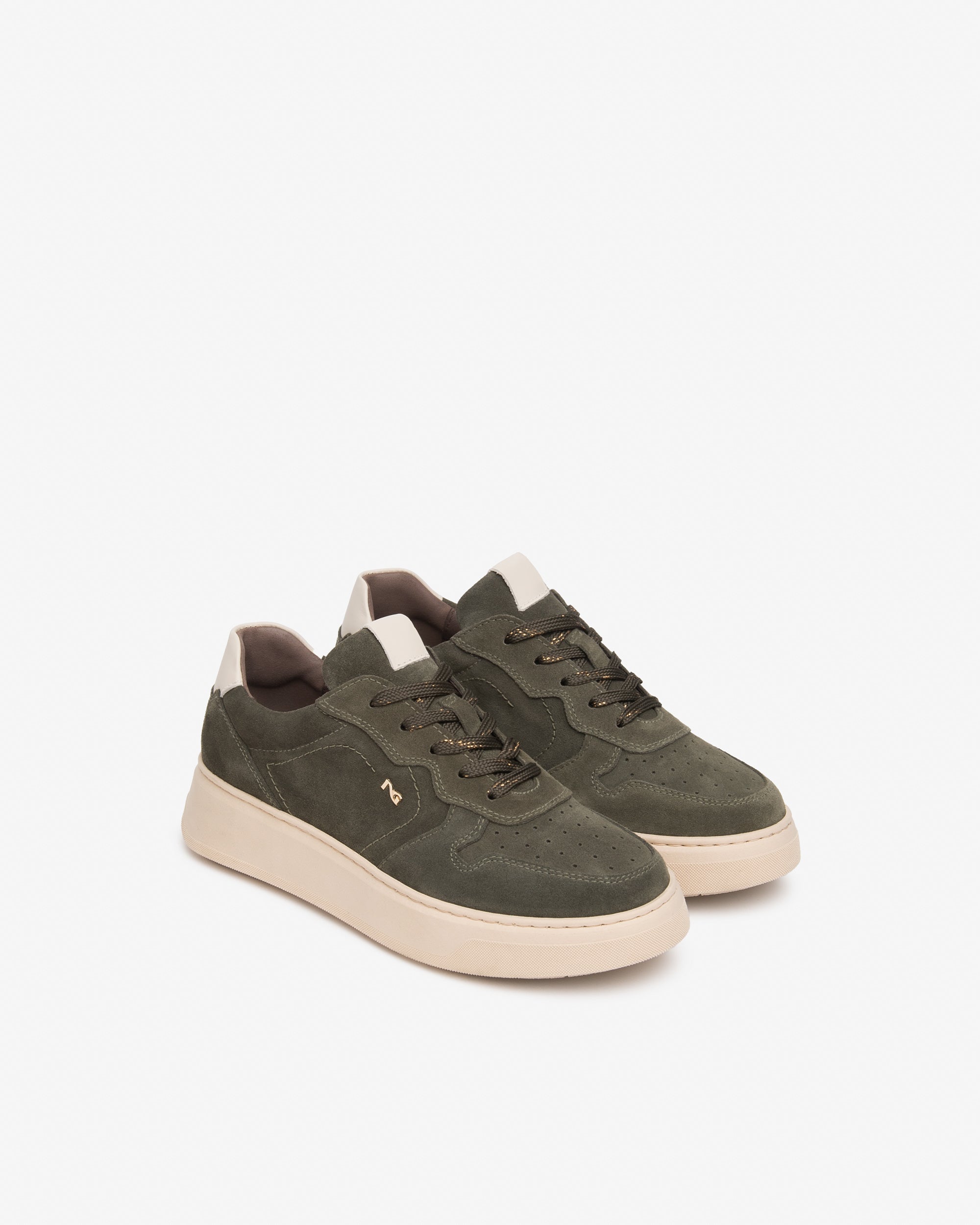 Sneakers Donna in Suede e Pelle