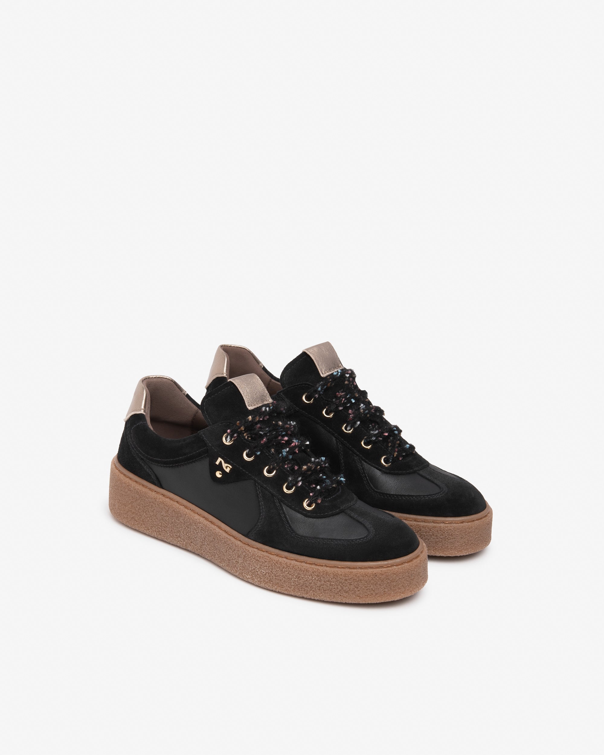 Sneakers Donna in Suede e Pelle