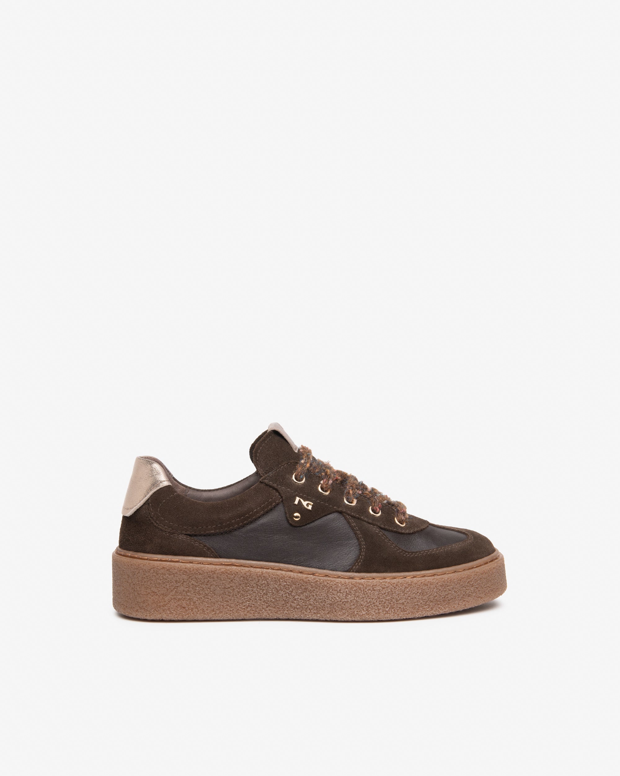 Sneakers Donna in Suede e Pelle