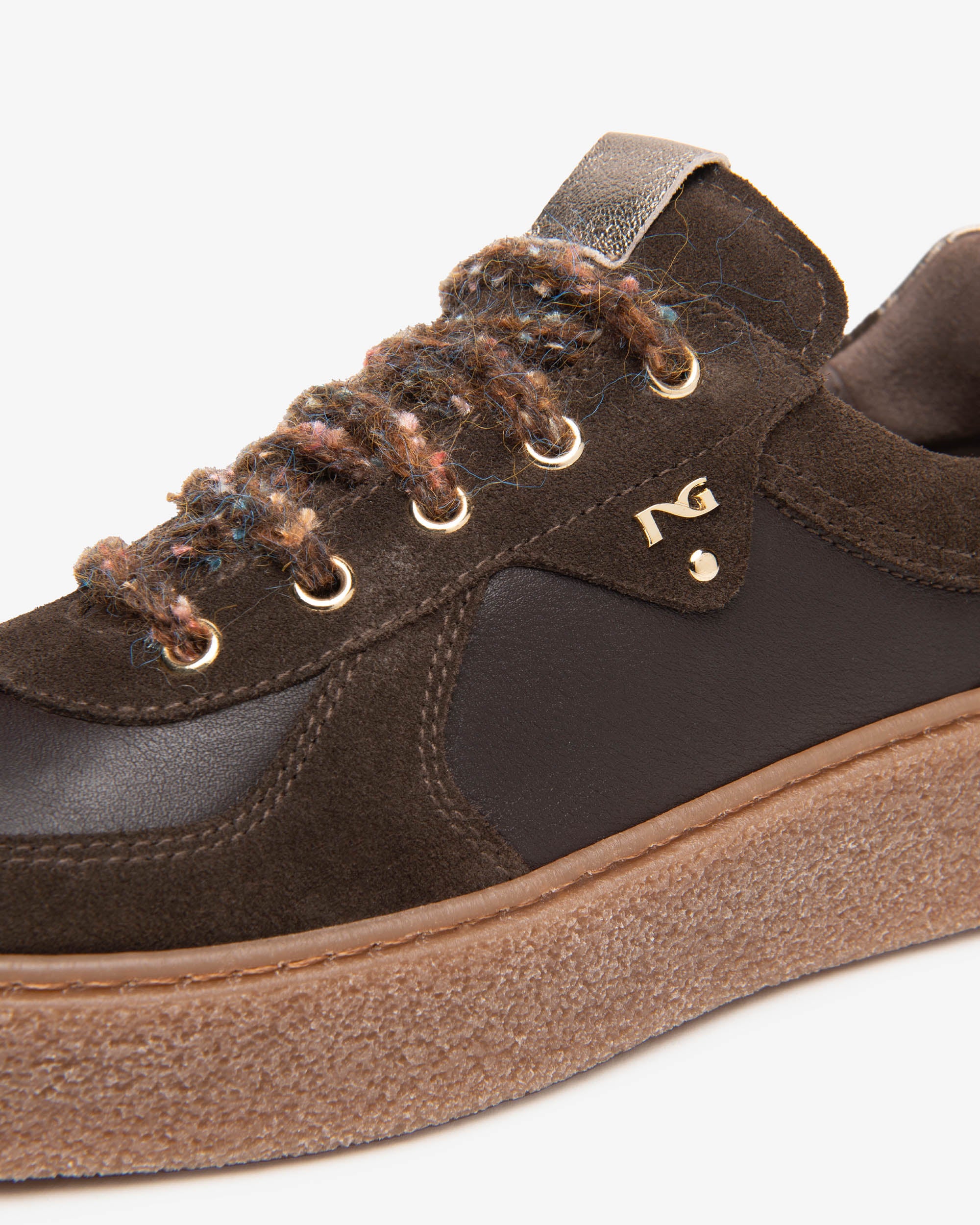 Sneakers Donna in Suede e Pelle