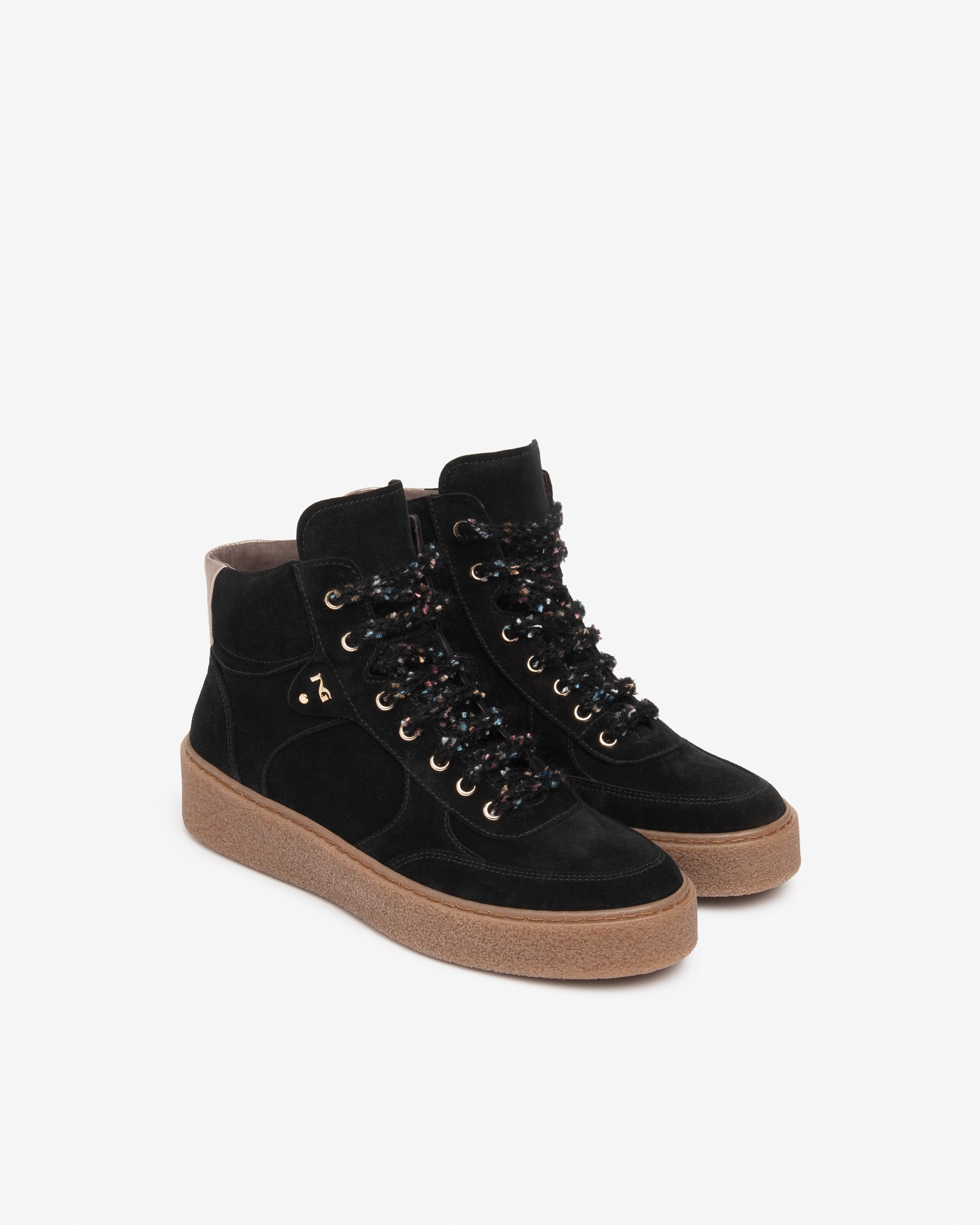 Sneakers Donna in Suede e Pelle