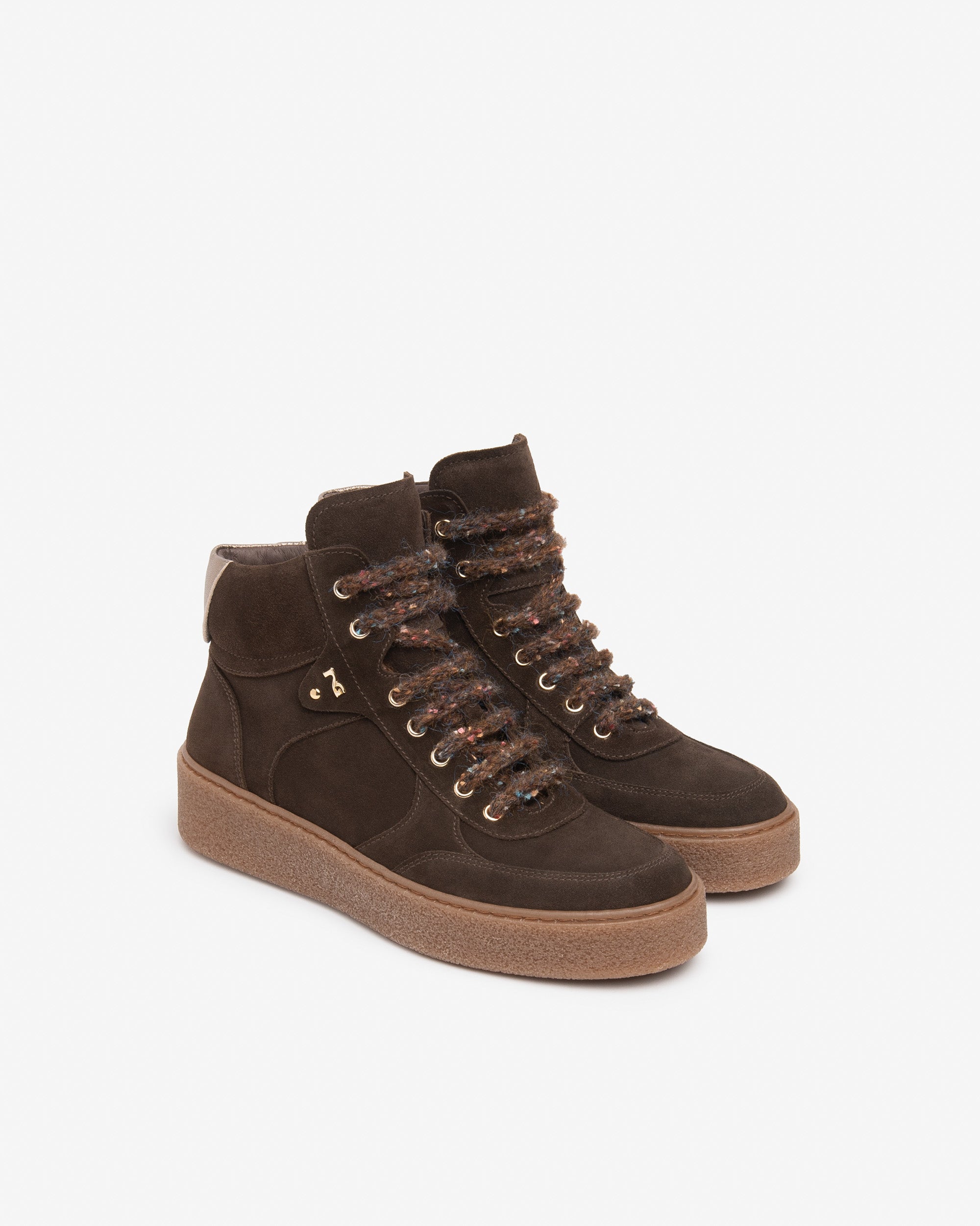 Sneakers Donna in Suede e Pelle