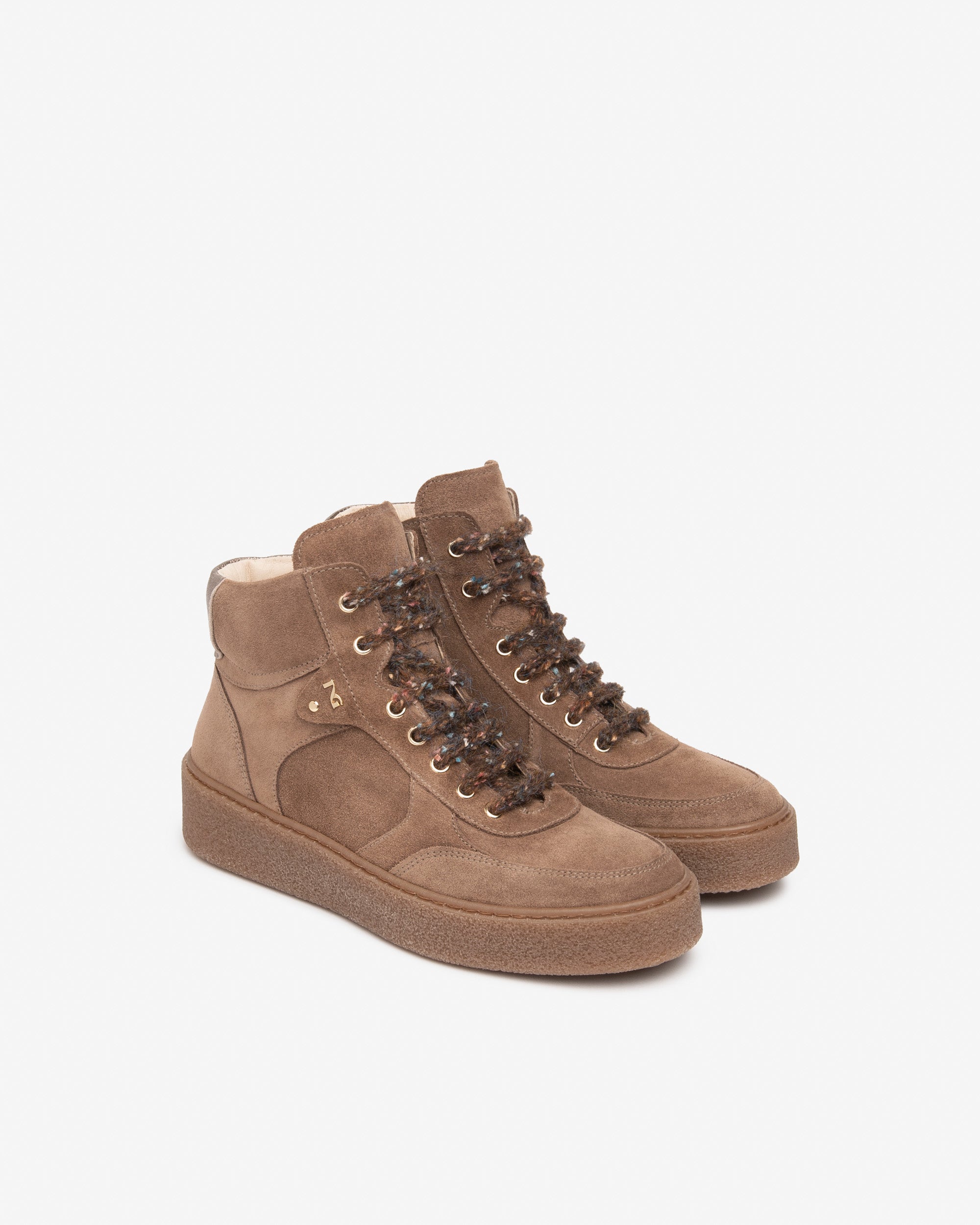 Sneakers Donna in Suede e Pelle