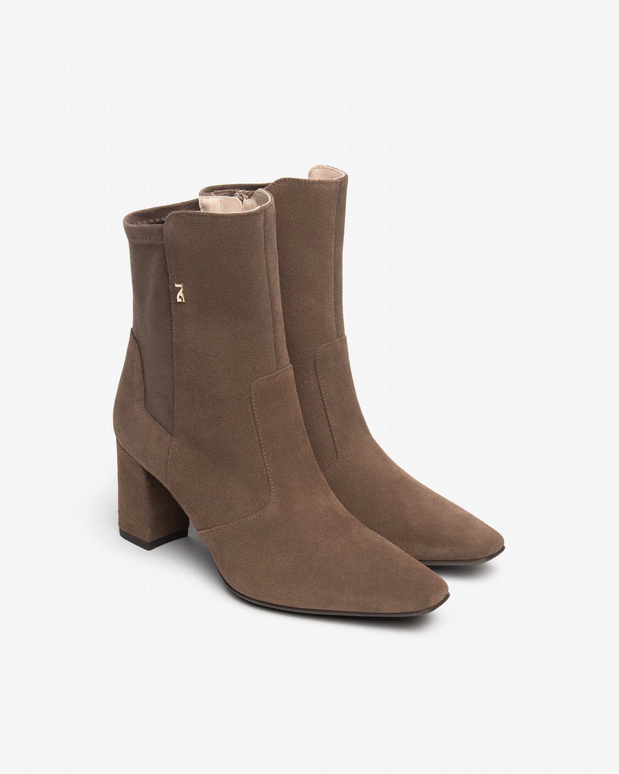 Tronchetti Donna in Suede e Materiale Tecnico