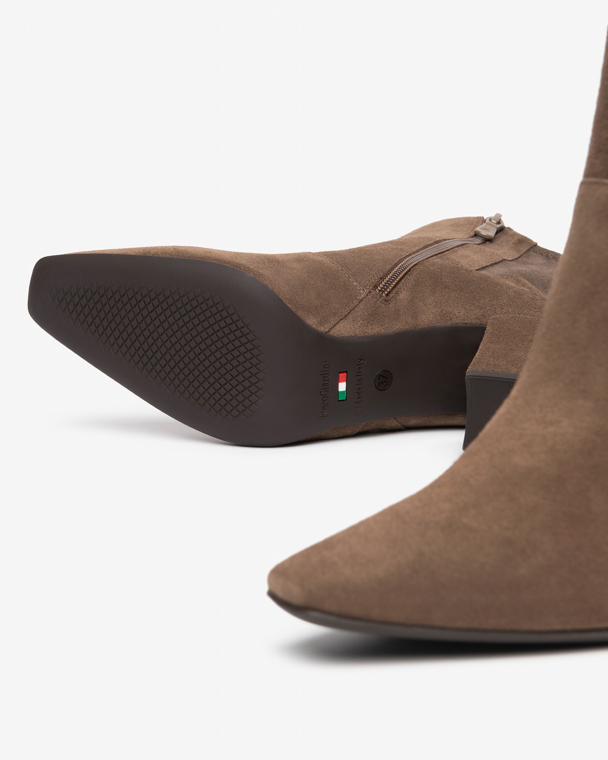 Tronchetti Donna in Suede e Materiale Tecnico