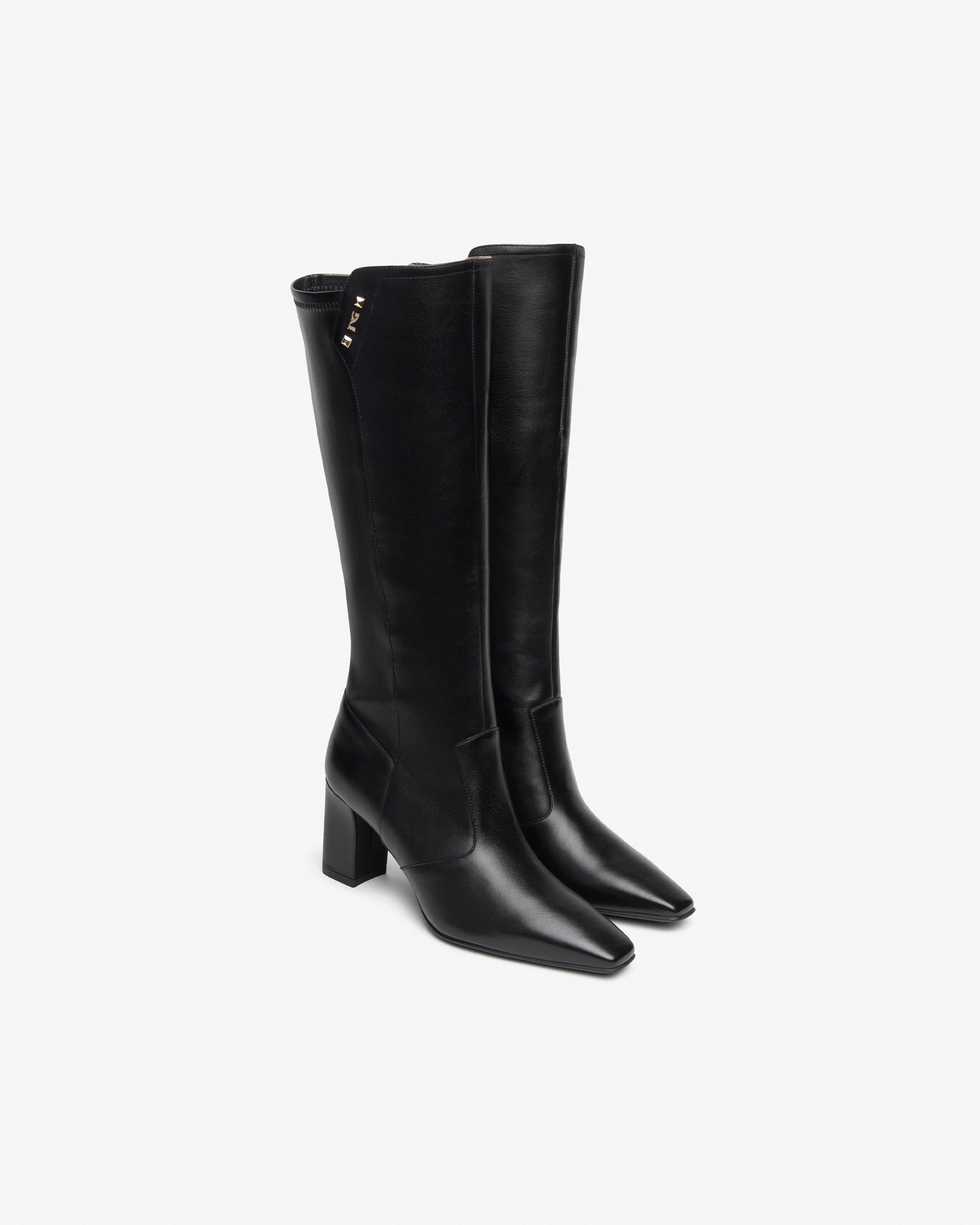 Stivali Donna in Pelle e Materiale Tecnico