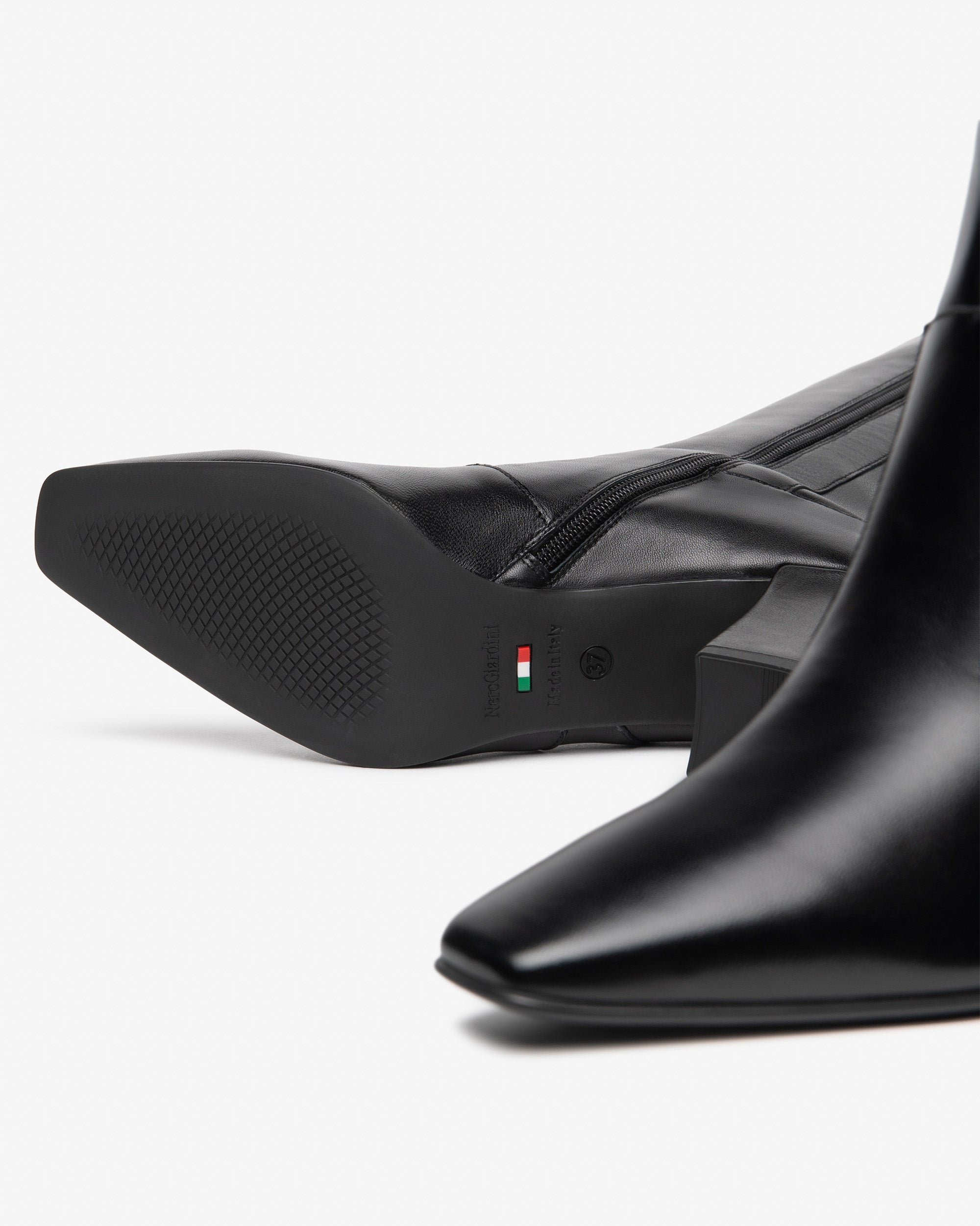 Stivali Donna in Pelle e Materiale Tecnico
