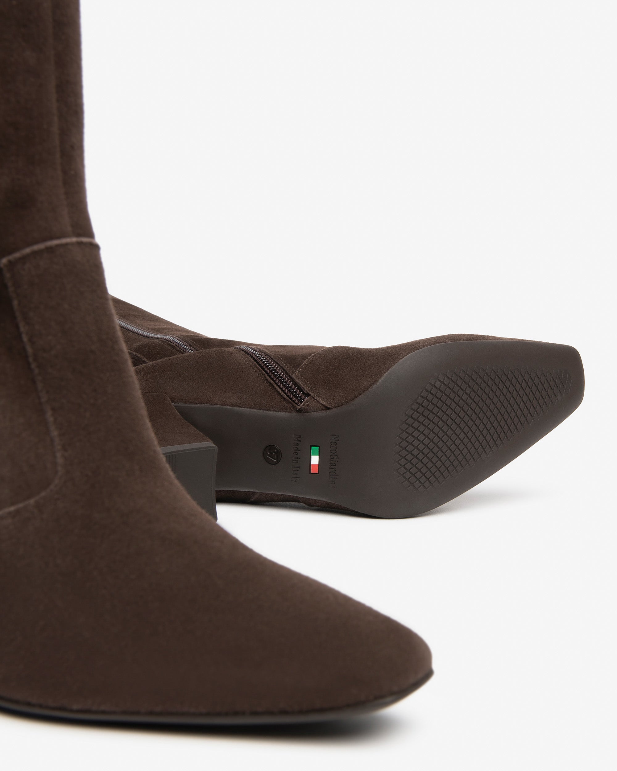 Stivali Donna in Suede e Materiale Tecnico