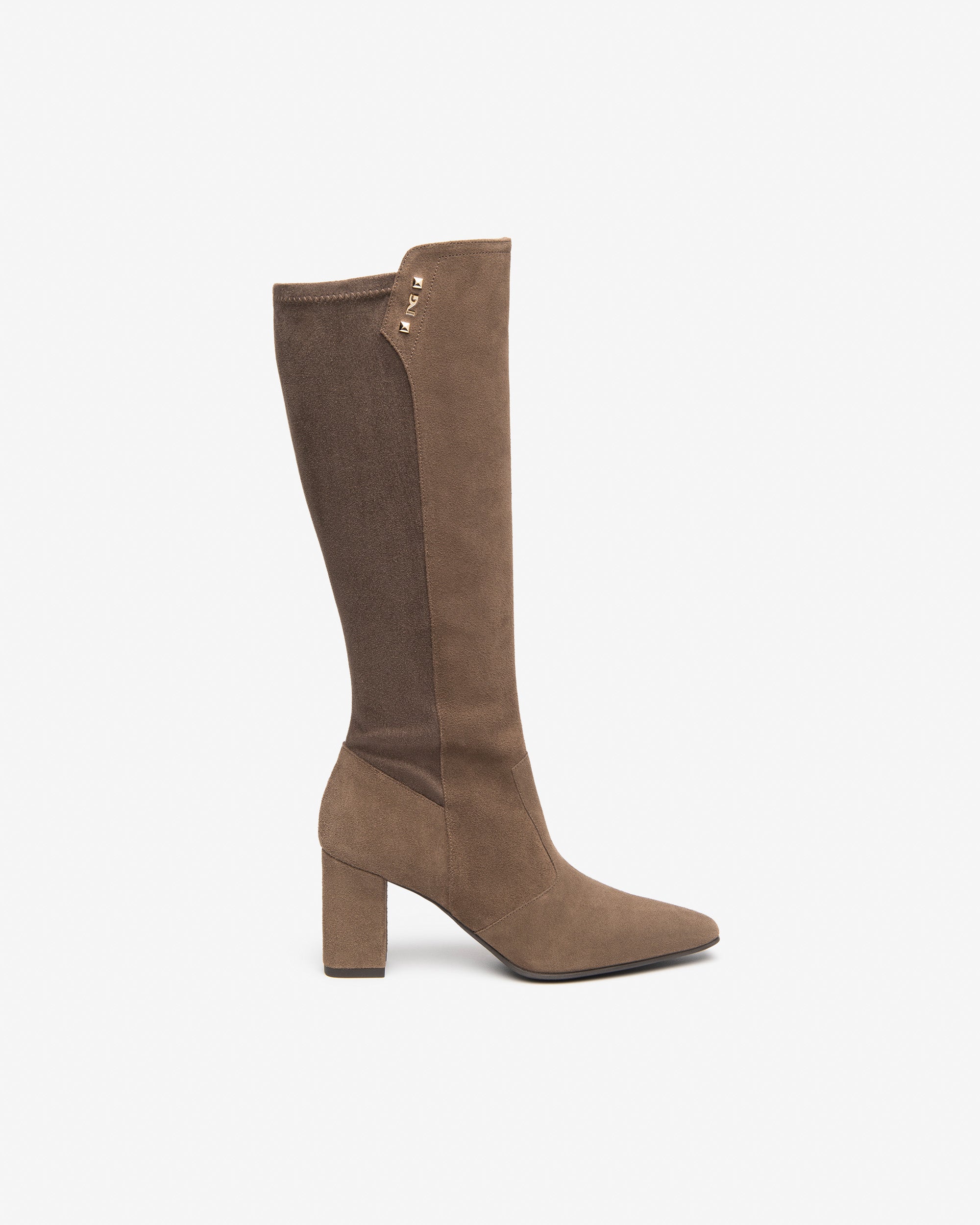 Stivali Donna in Suede e Materiale Tecnico