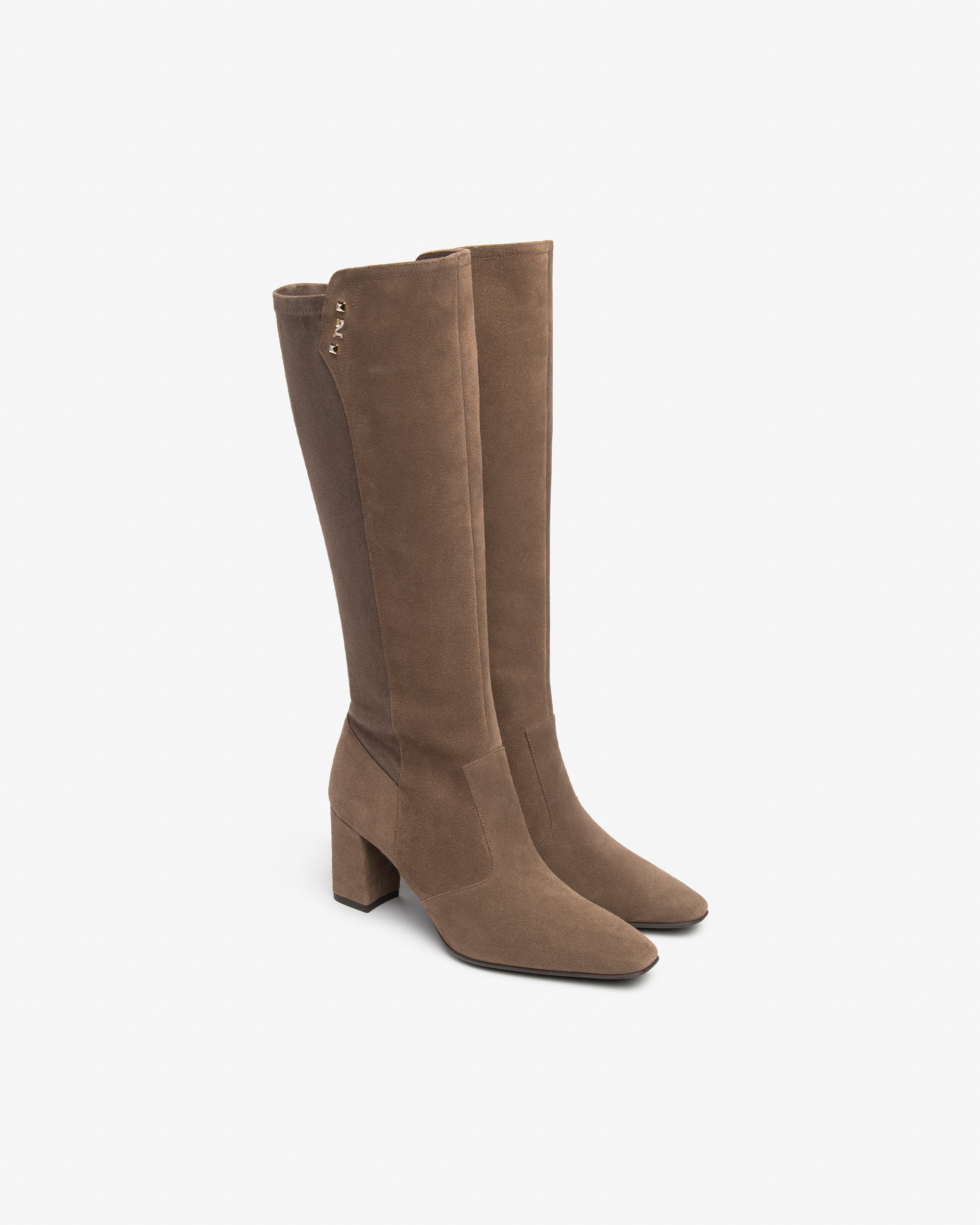 Stivali Donna in Suede e Materiale Tecnico