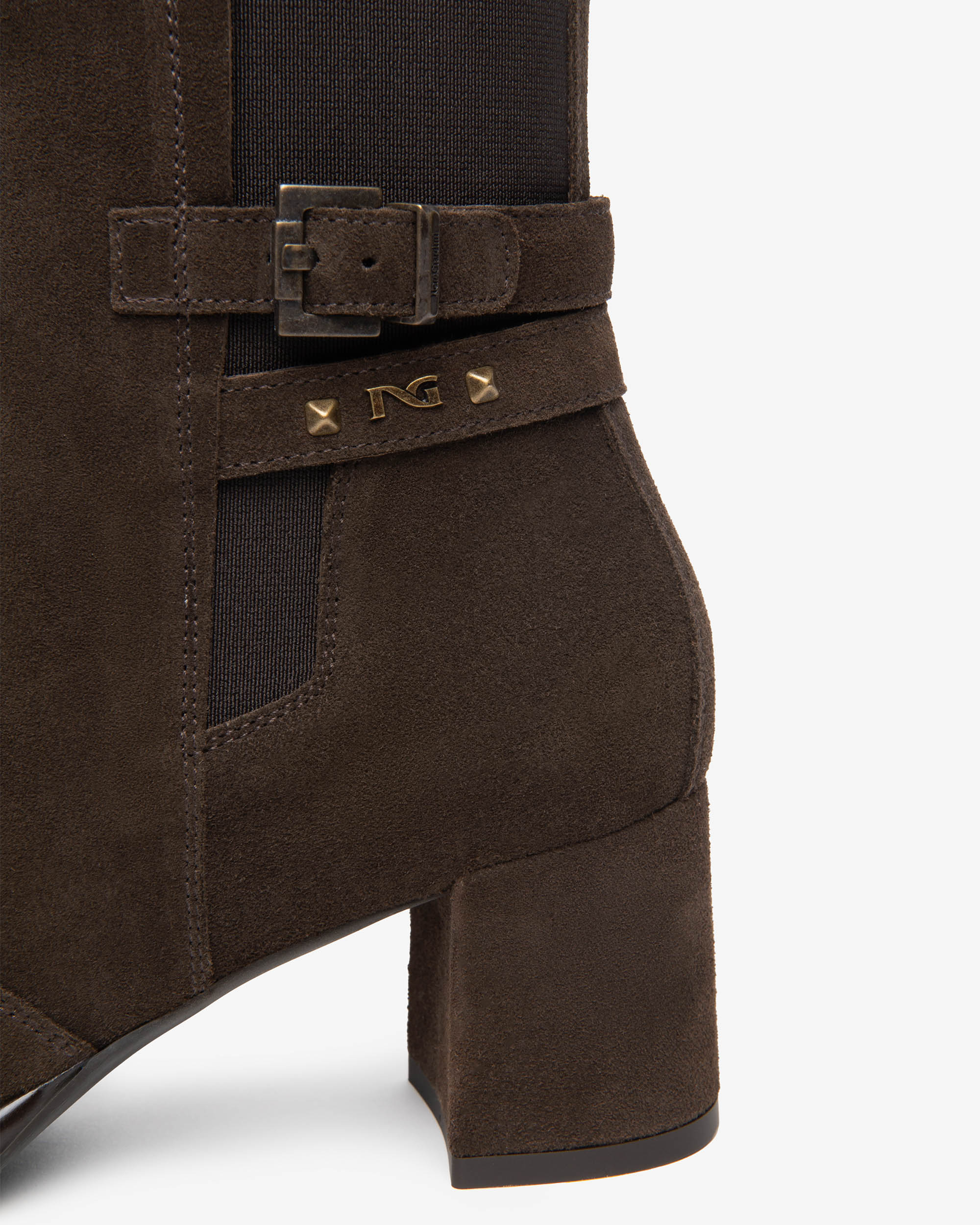 Tronchetti Donna in Suede e Tessuto