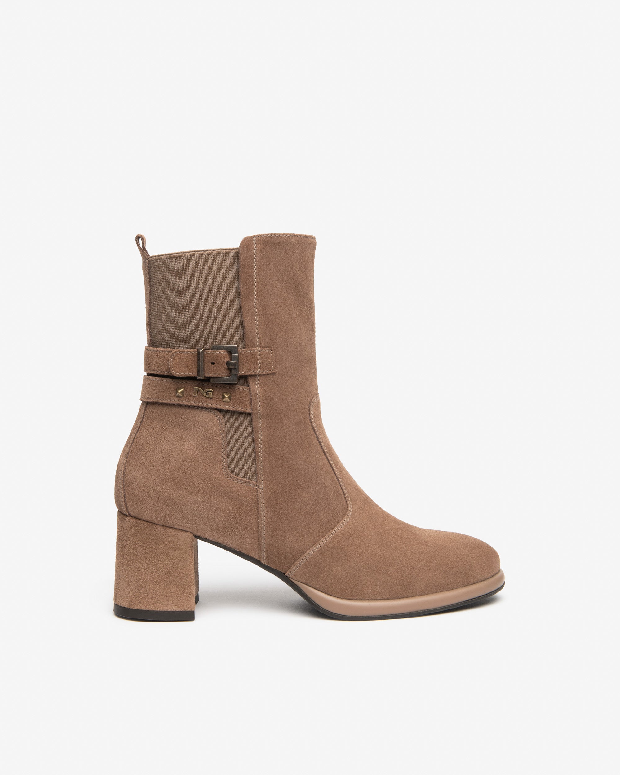 Tronchetti Donna in Suede e Tessuto