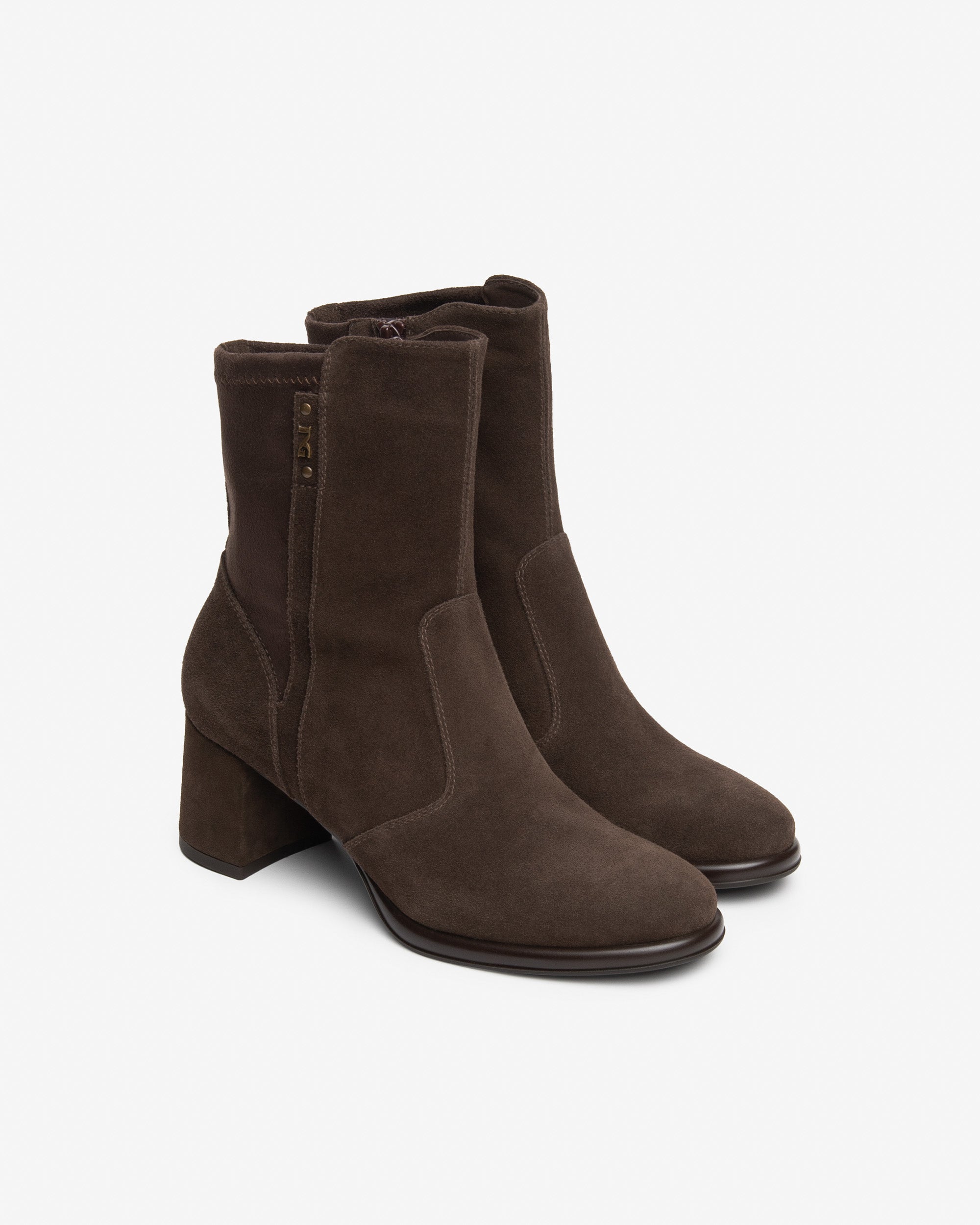 Tronchetti Donna in Suede e Materiale Tecnico
