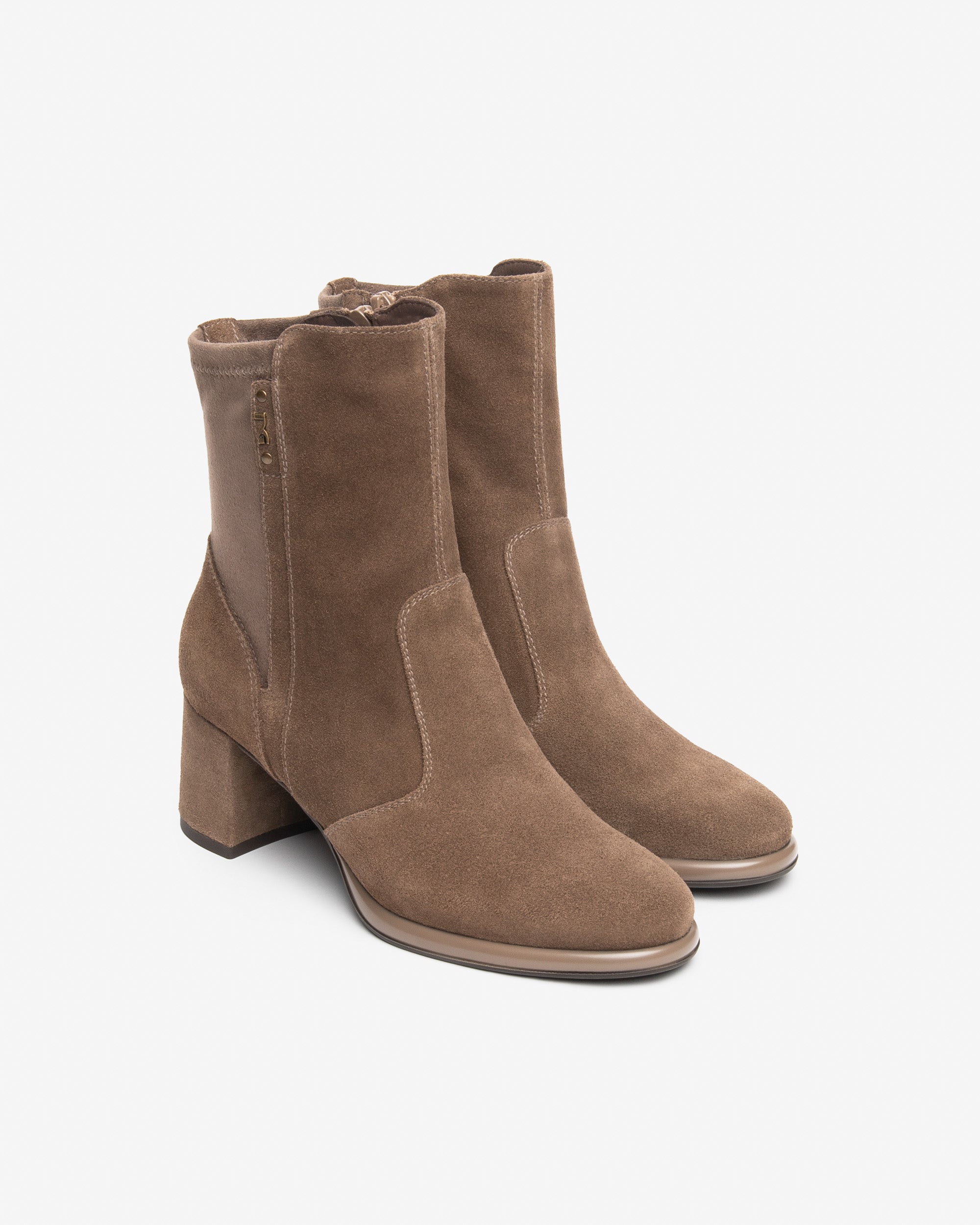 Tronchetti Donna in Suede e Materiale Tecnico