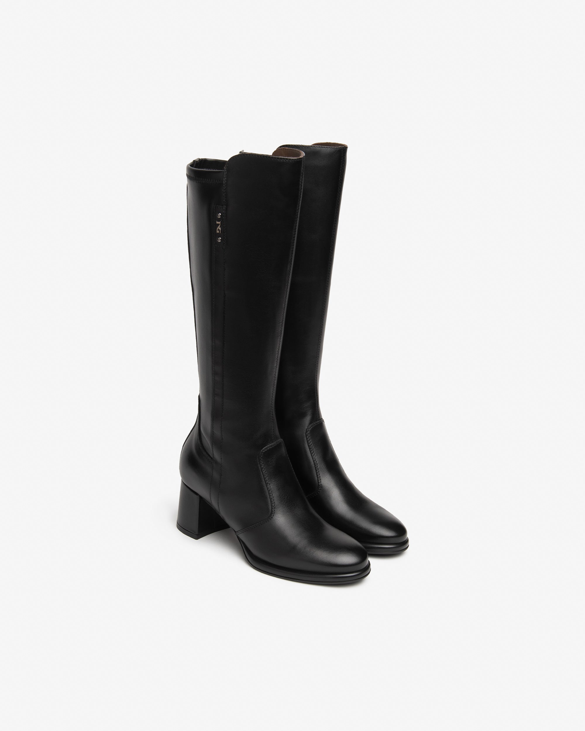 Stivali Donna in Pelle e Materiale Tecnico