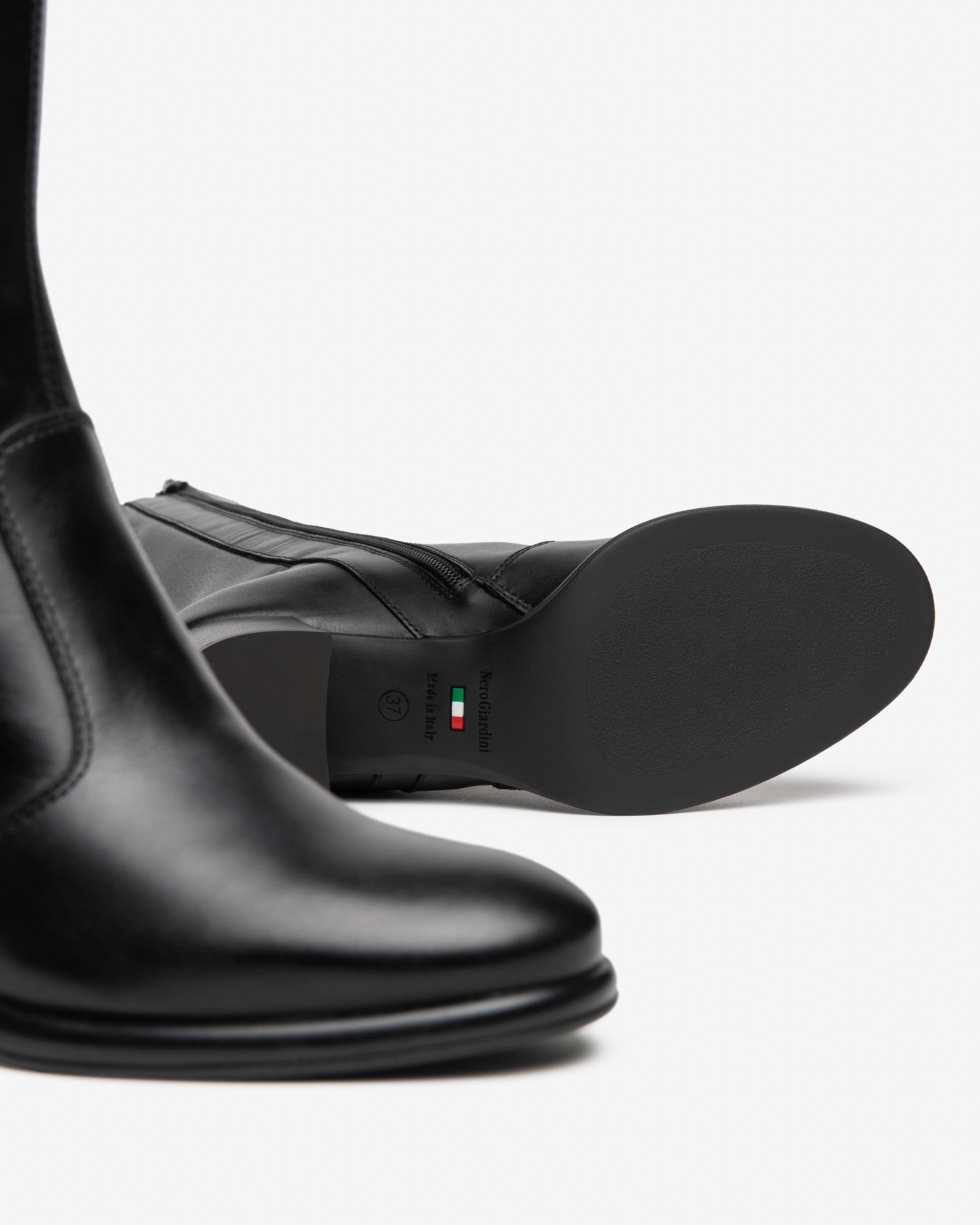 Stivali Donna in Pelle e Materiale Tecnico