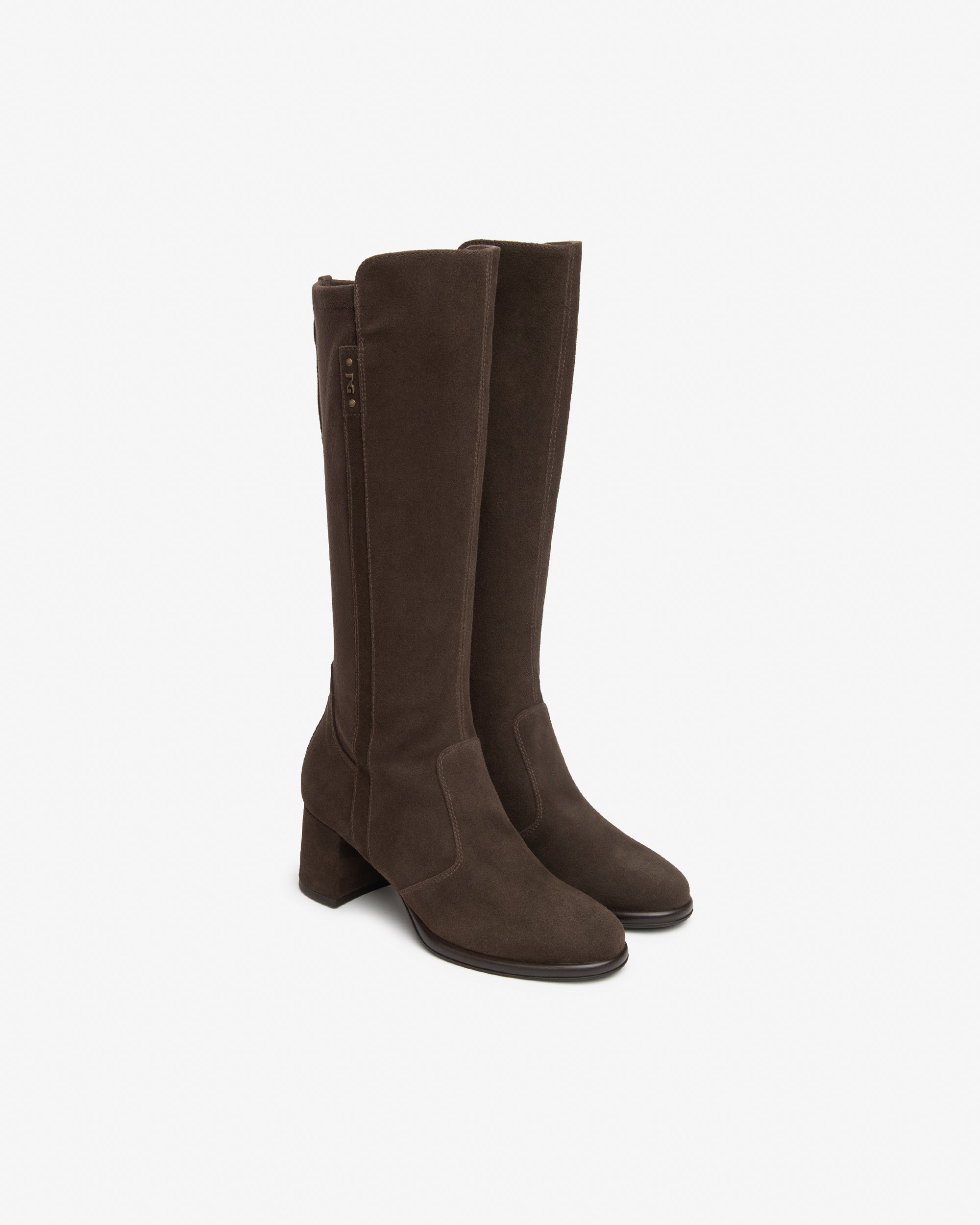 Stivali Donna in Suede e Materiale Tecnico