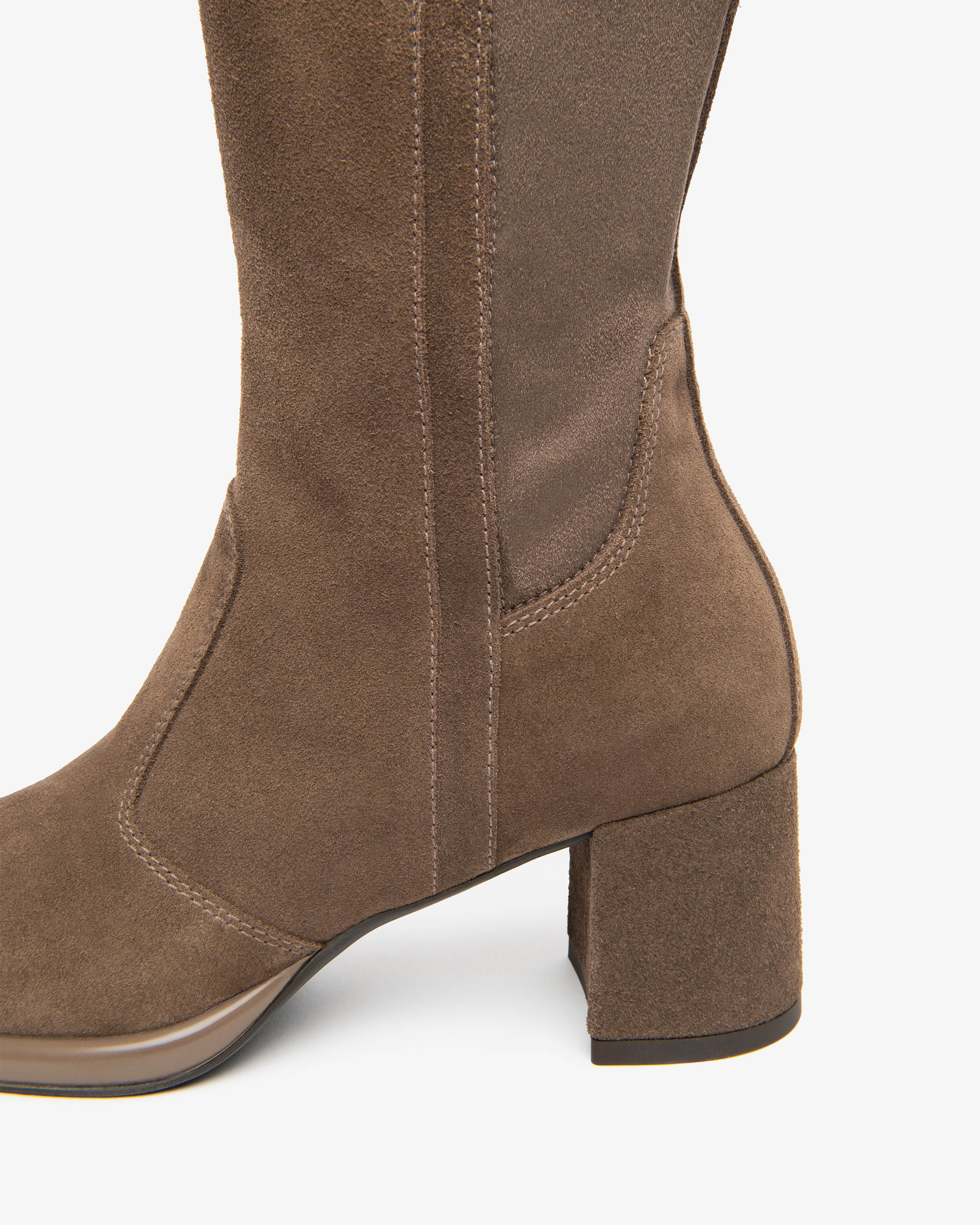 Stivali Donna in Suede e Materiale Tecnico