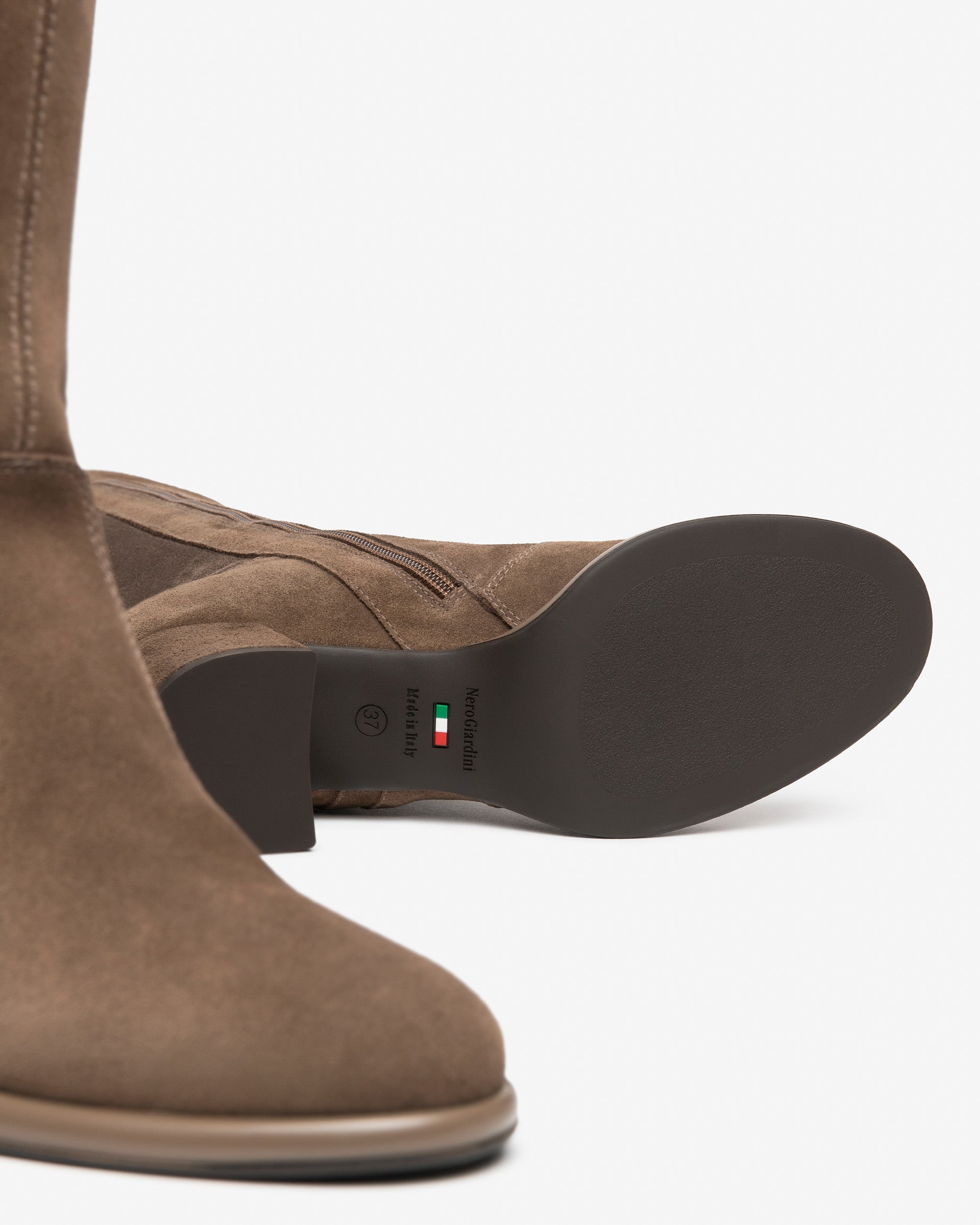 Stivali Donna in Suede e Materiale Tecnico