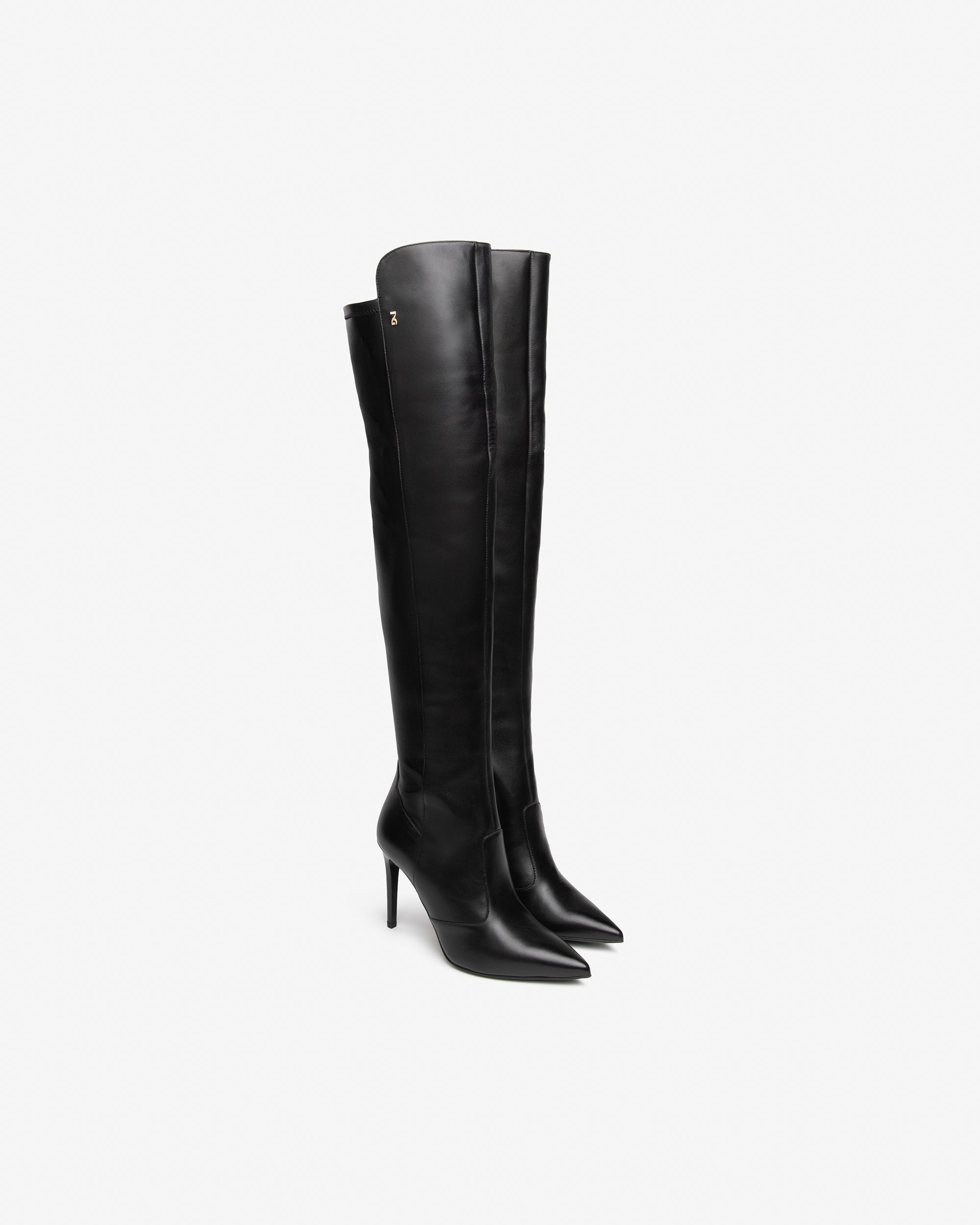 Stivali Donna in Pelle e Materiale Tecnico