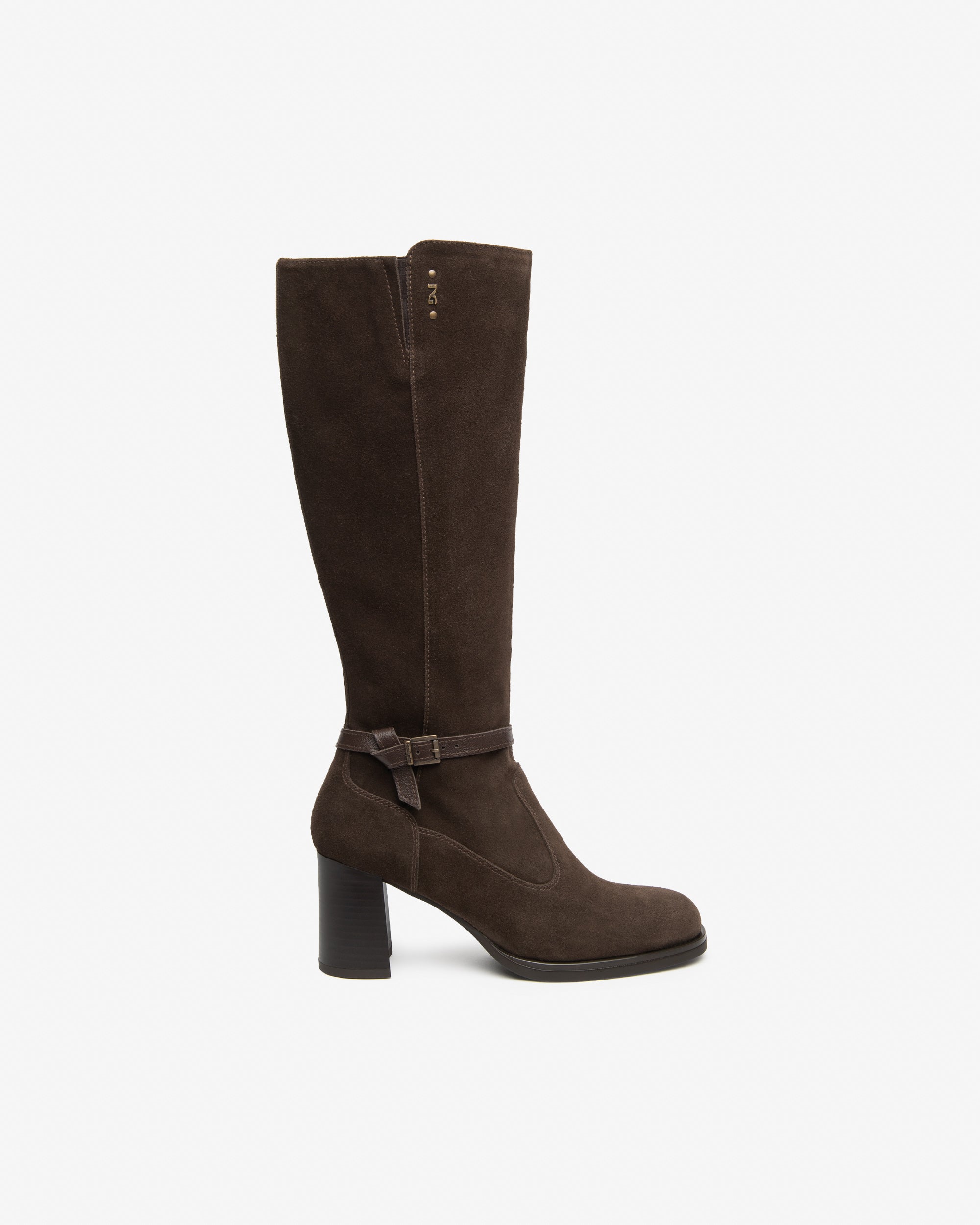 Stivali Donna in Suede e Pelle