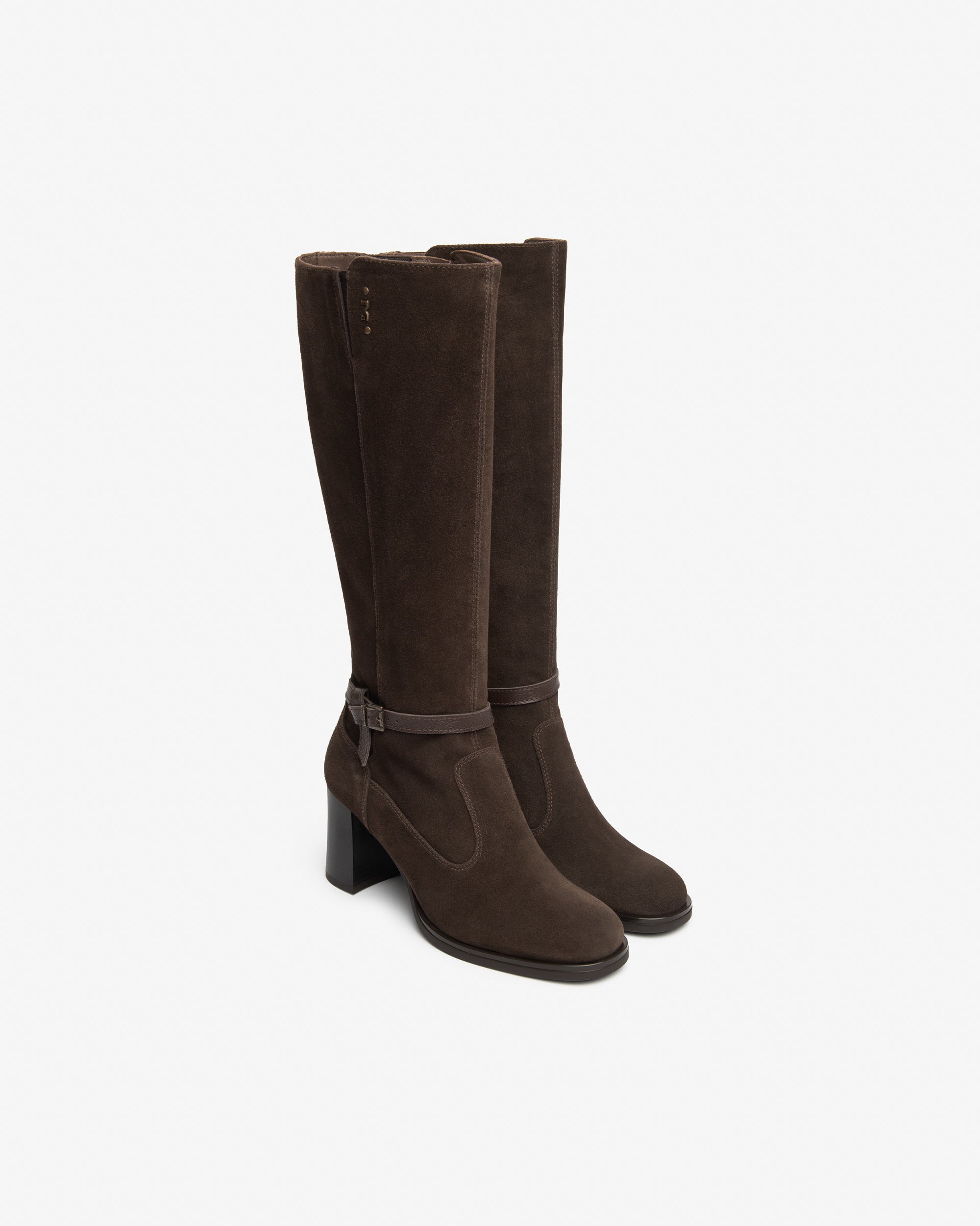 Stivali Donna in Suede e Pelle