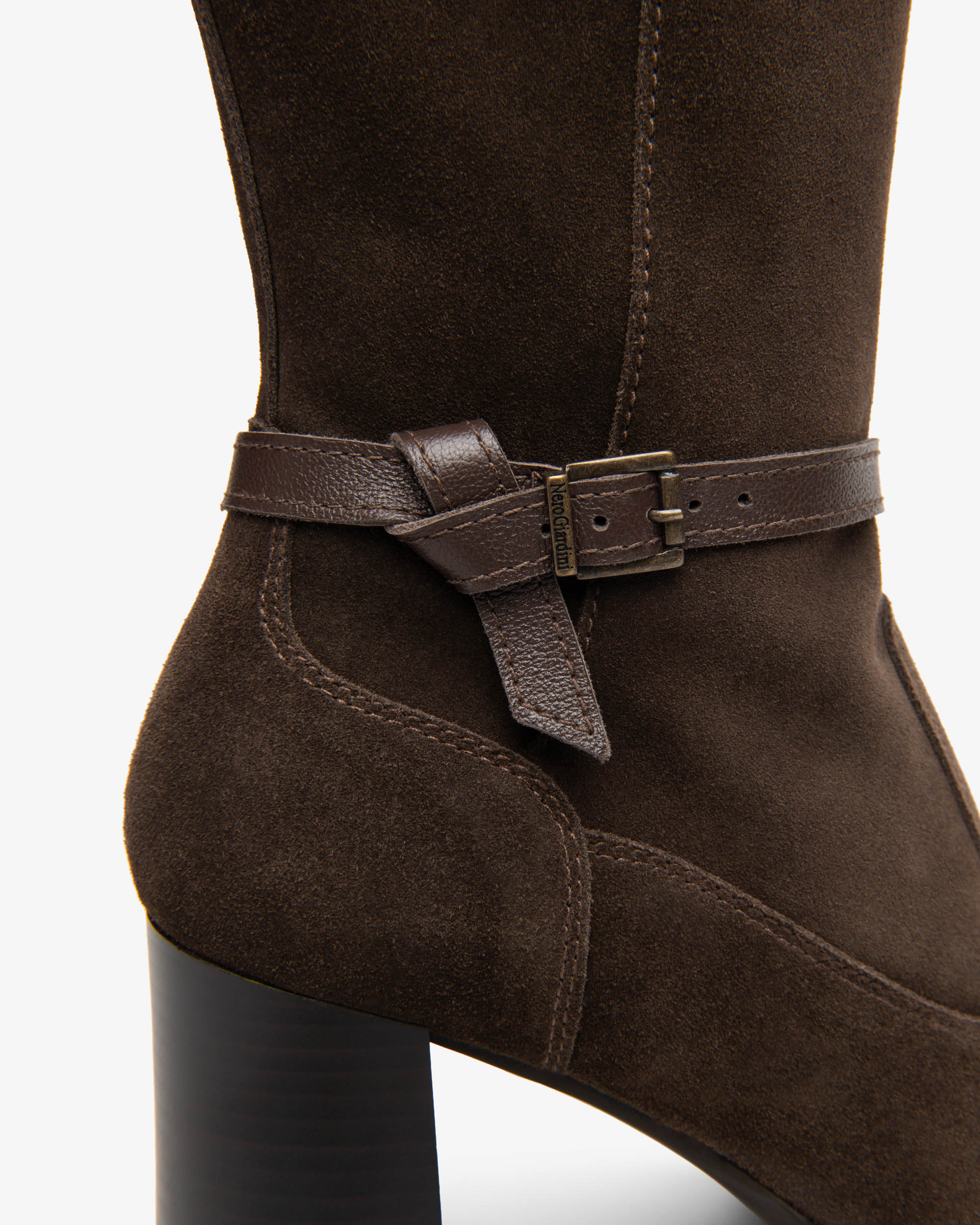 Stivali Donna in Suede e Pelle