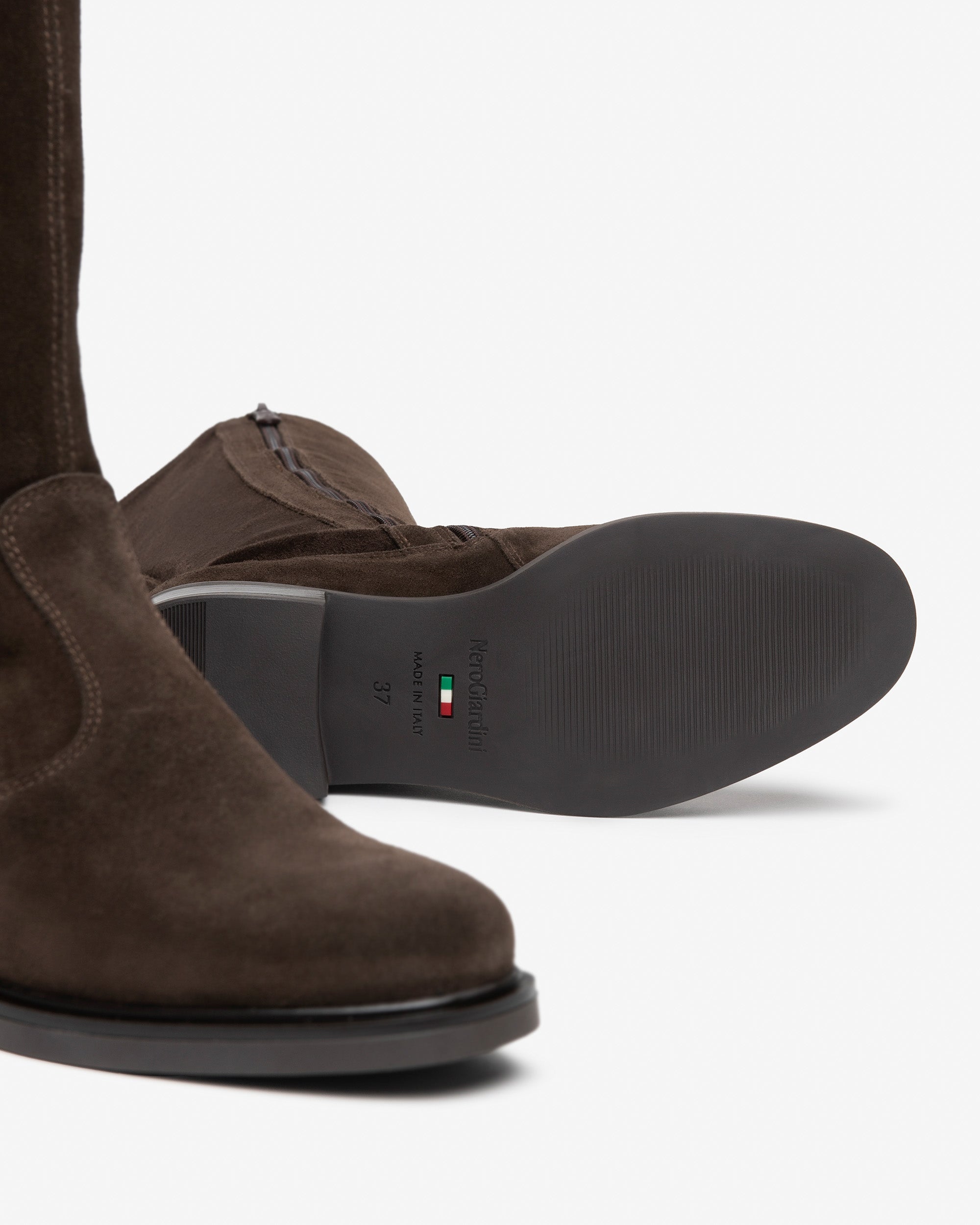 Stivali Donna in Suede e Materiale Tecnico