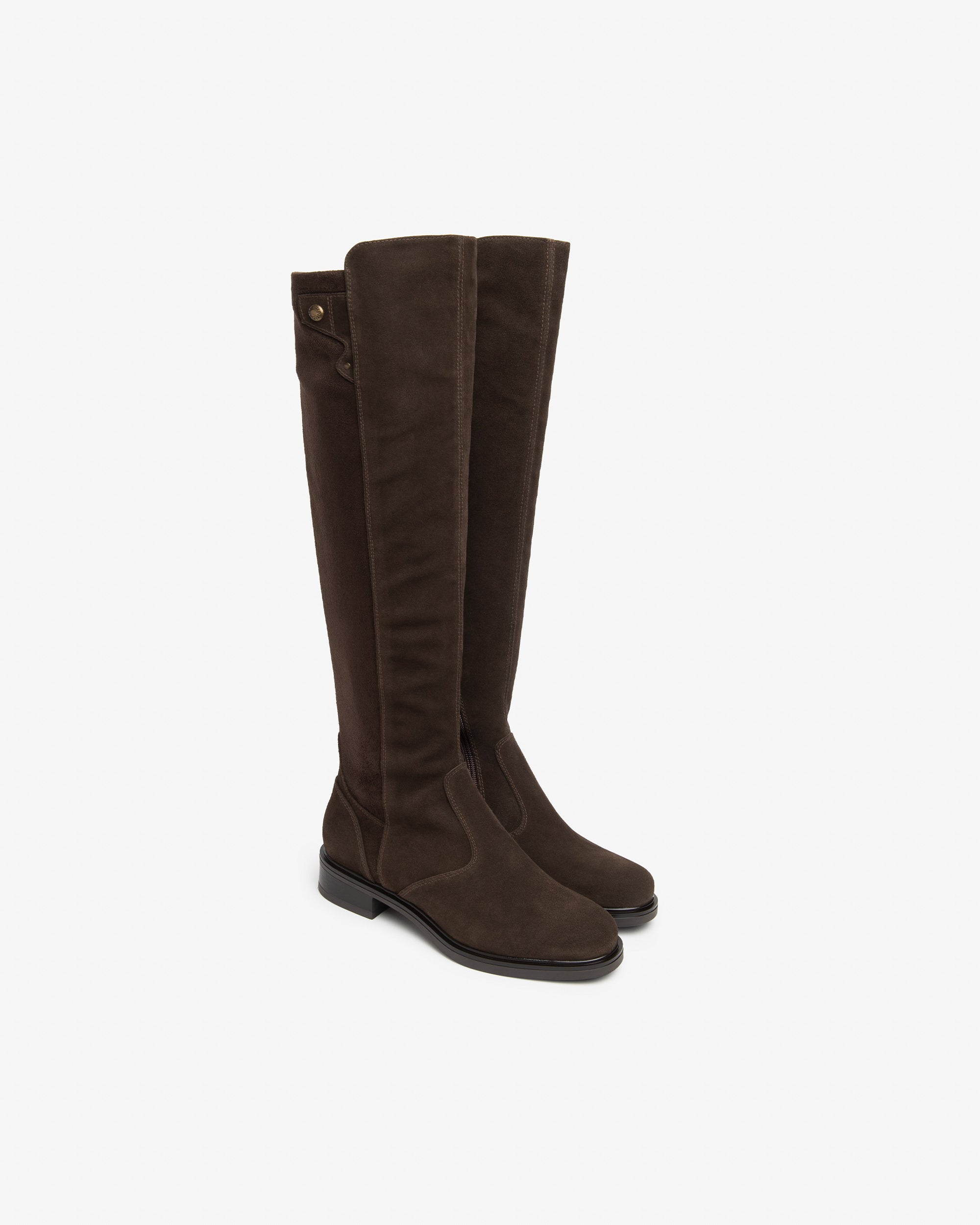 Stivali Donna in Suede e Materiale Tecnico